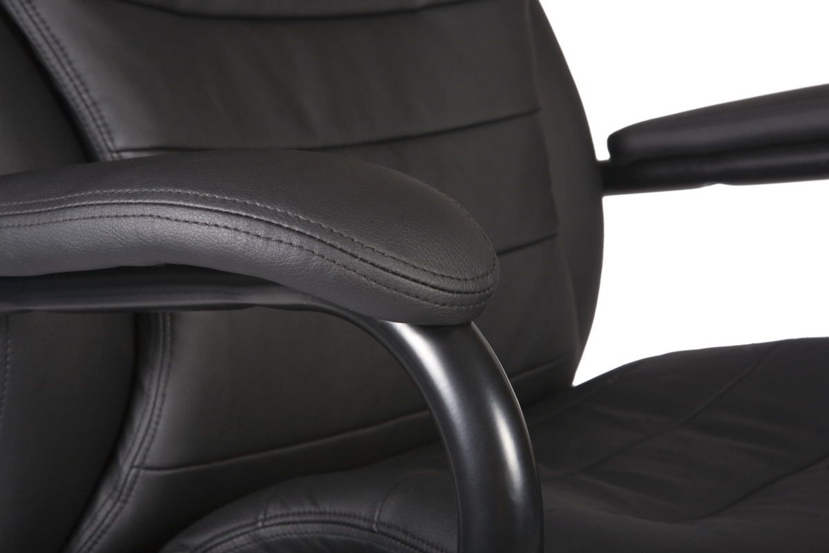 Goliath Heavy Duty 27 Stone Rated Black Leather Office Chair