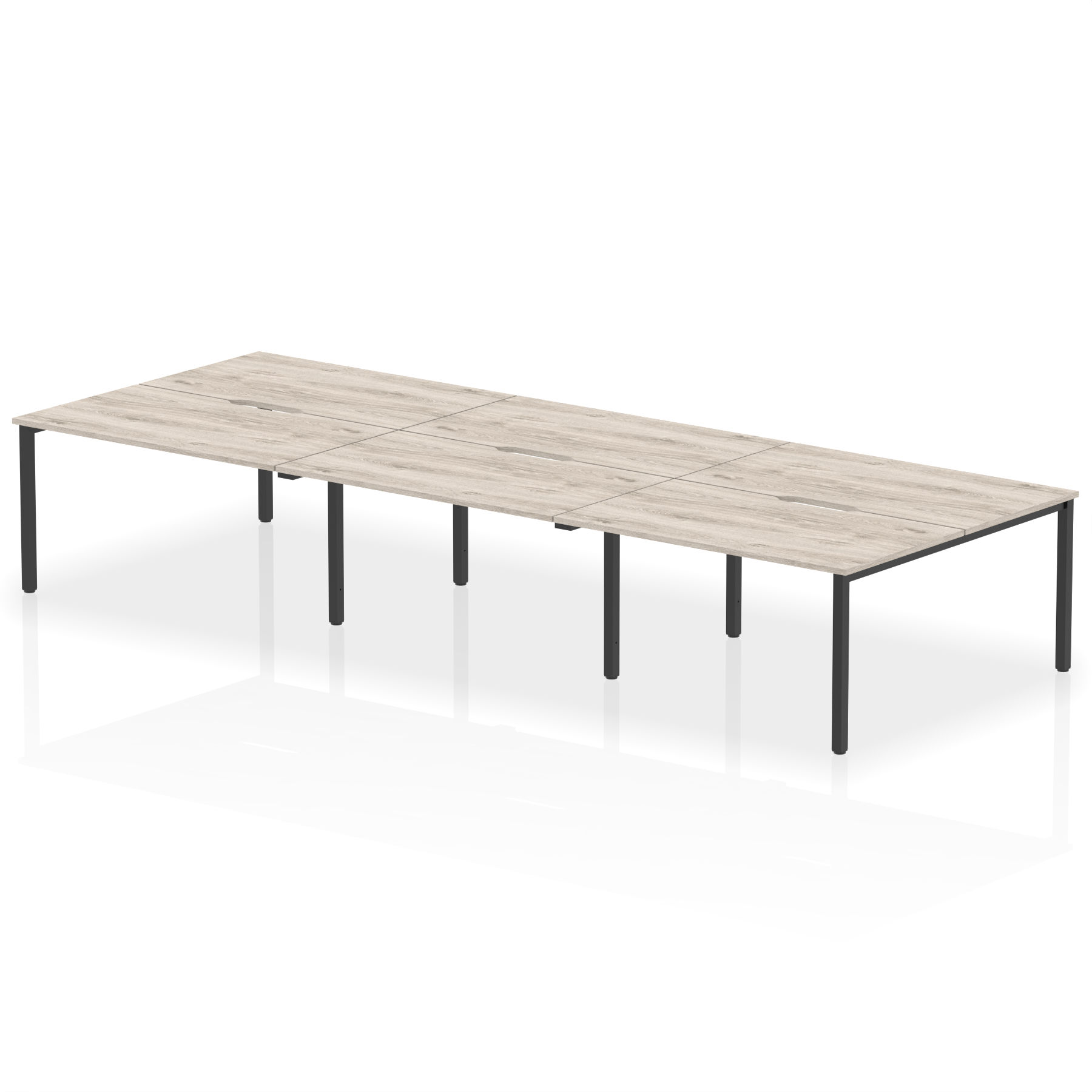 Evolve Plus B2B Bench Desk - 6 Person