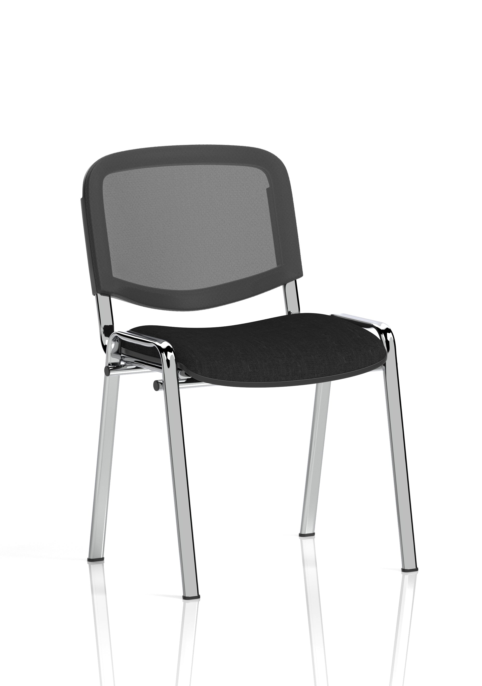 ISO mesh back chair chrome frame - office furniture Peterborough- Niodonline