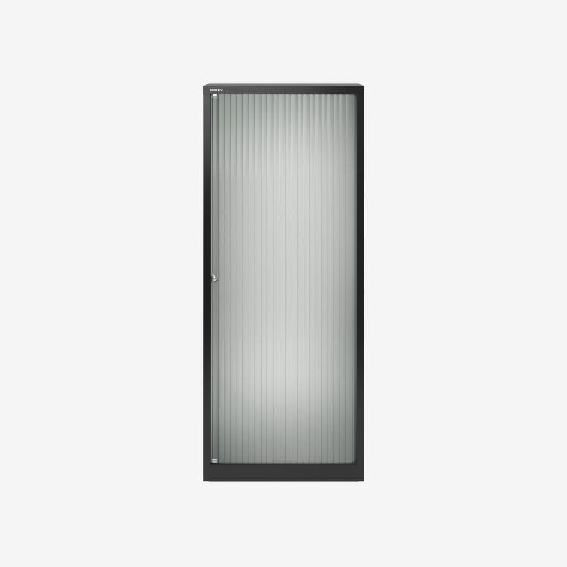 Bisley Essential Black Tambour Unit 1970mm x 800mm