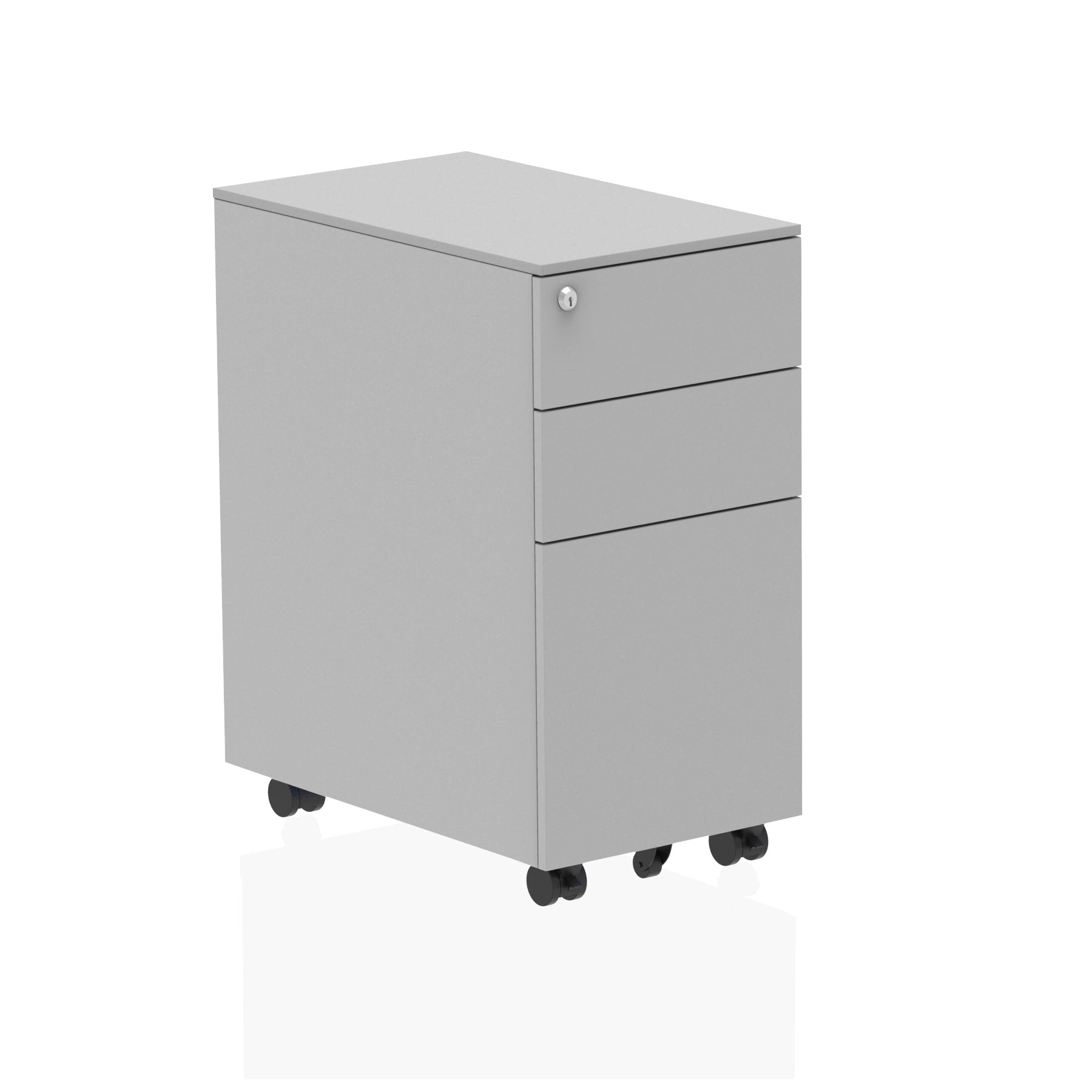 3 Drawer metal mobile pedestal