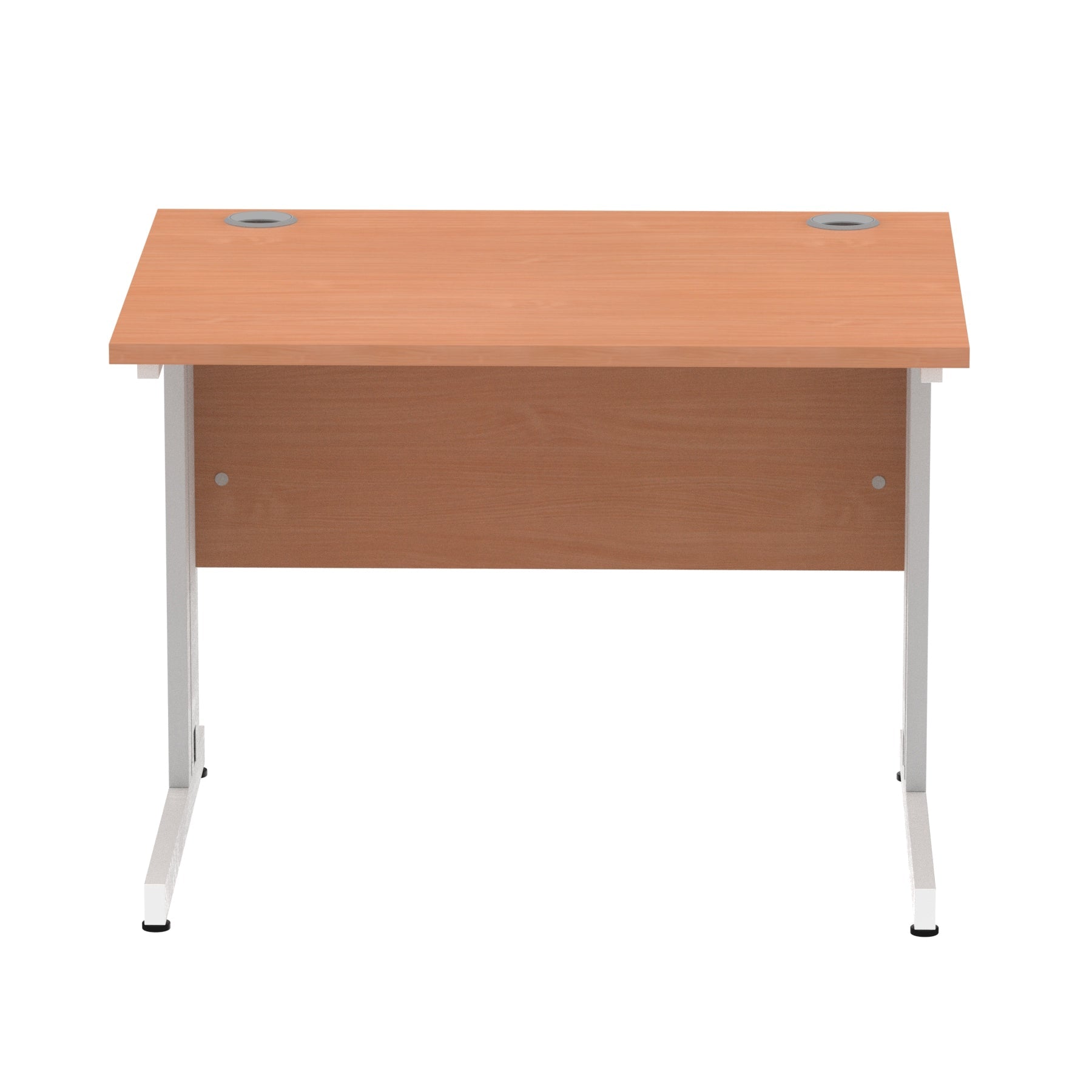 Impulse 1000mm Straight Desk Cable Managed Leg