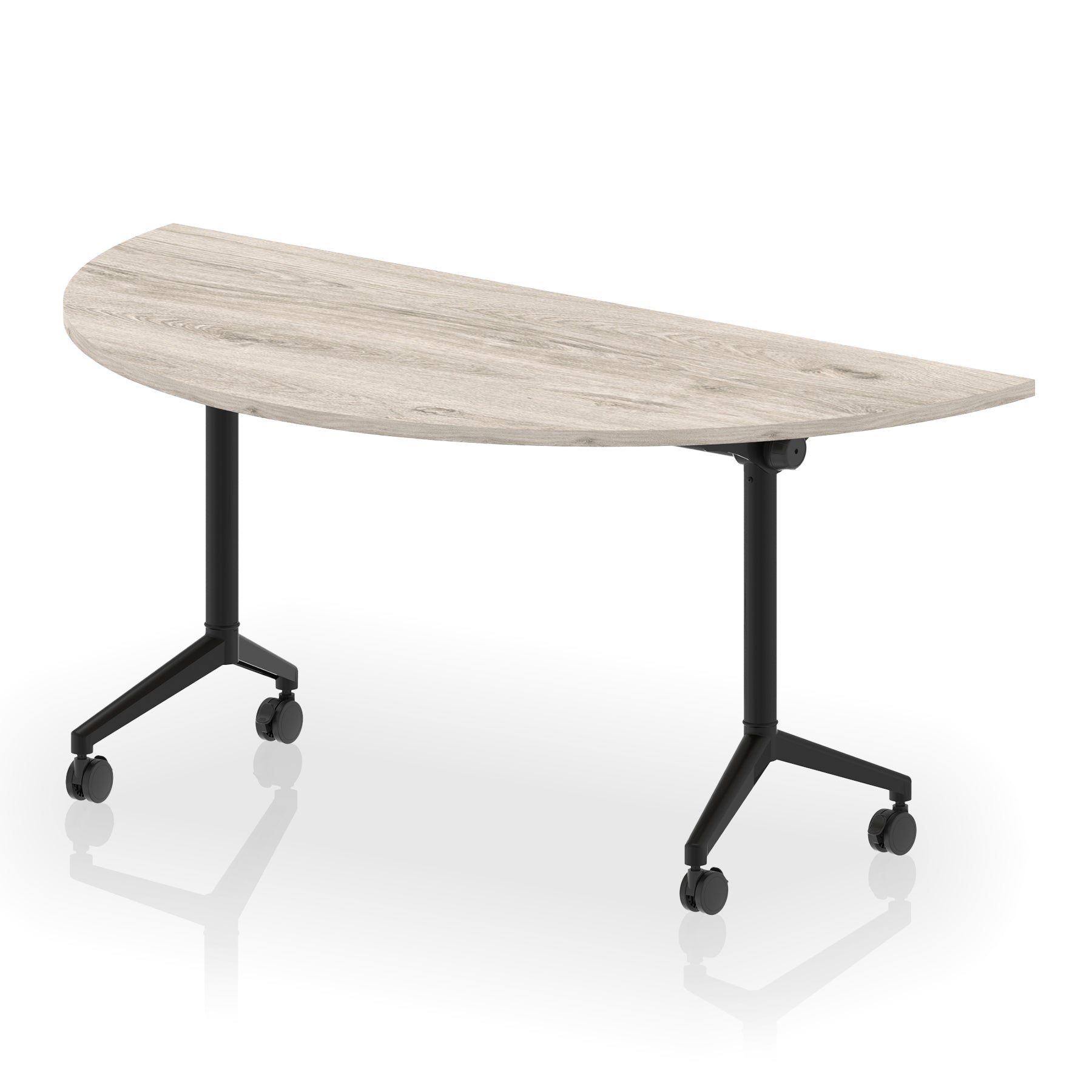 Impulse Plus Flip Top 1600mm Semi-Circle Table
