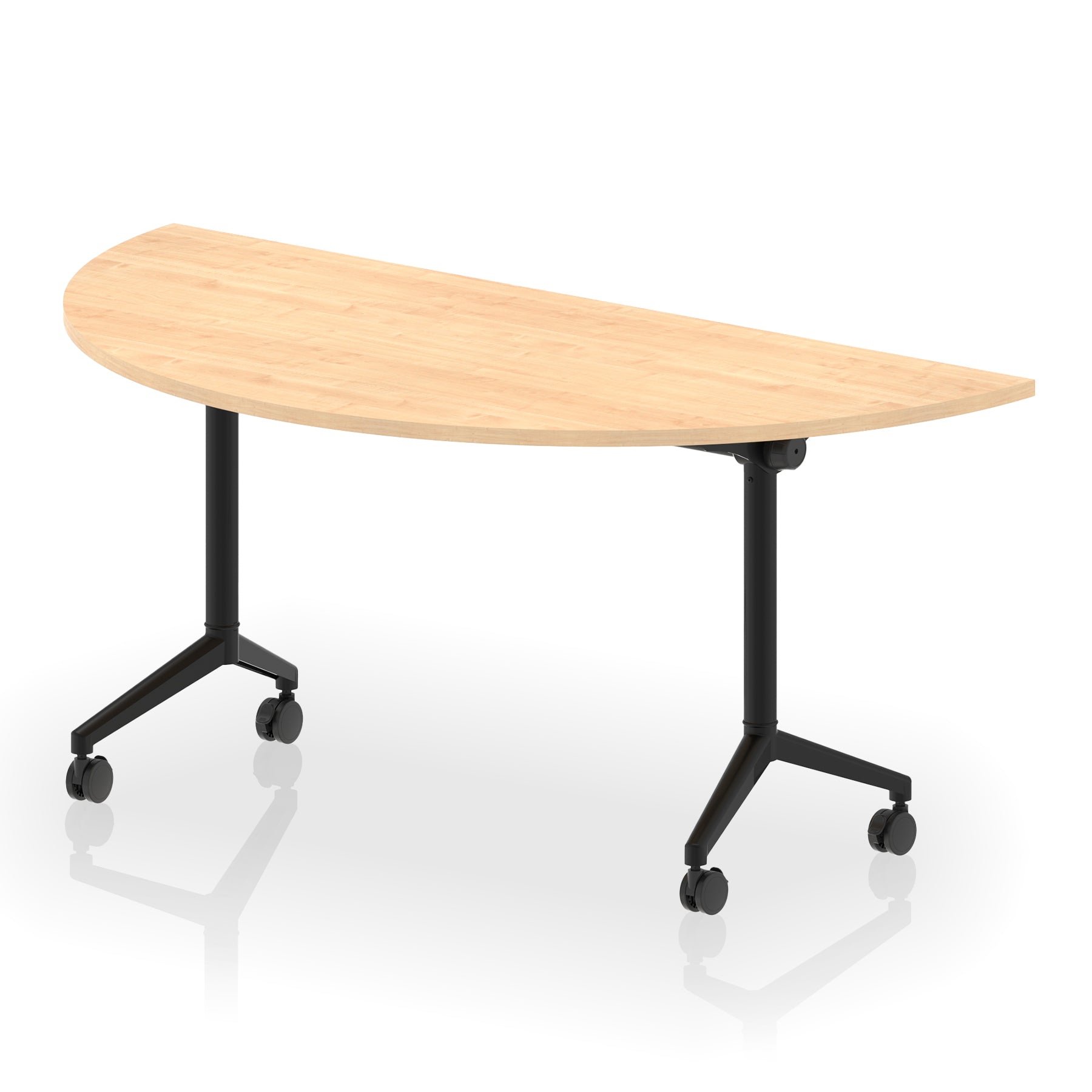 Impulse Plus Flip Top 1600mm Semi-Circle Table