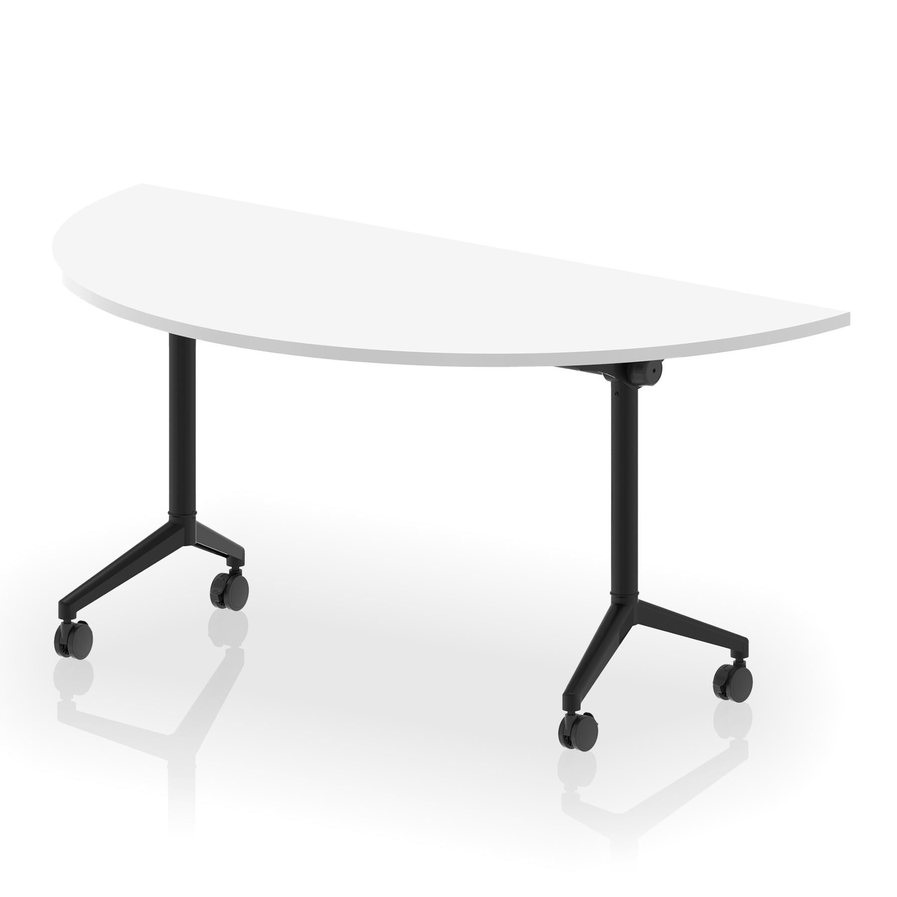 Impulse Plus Flip Top 1600mm Semi-Circle Table