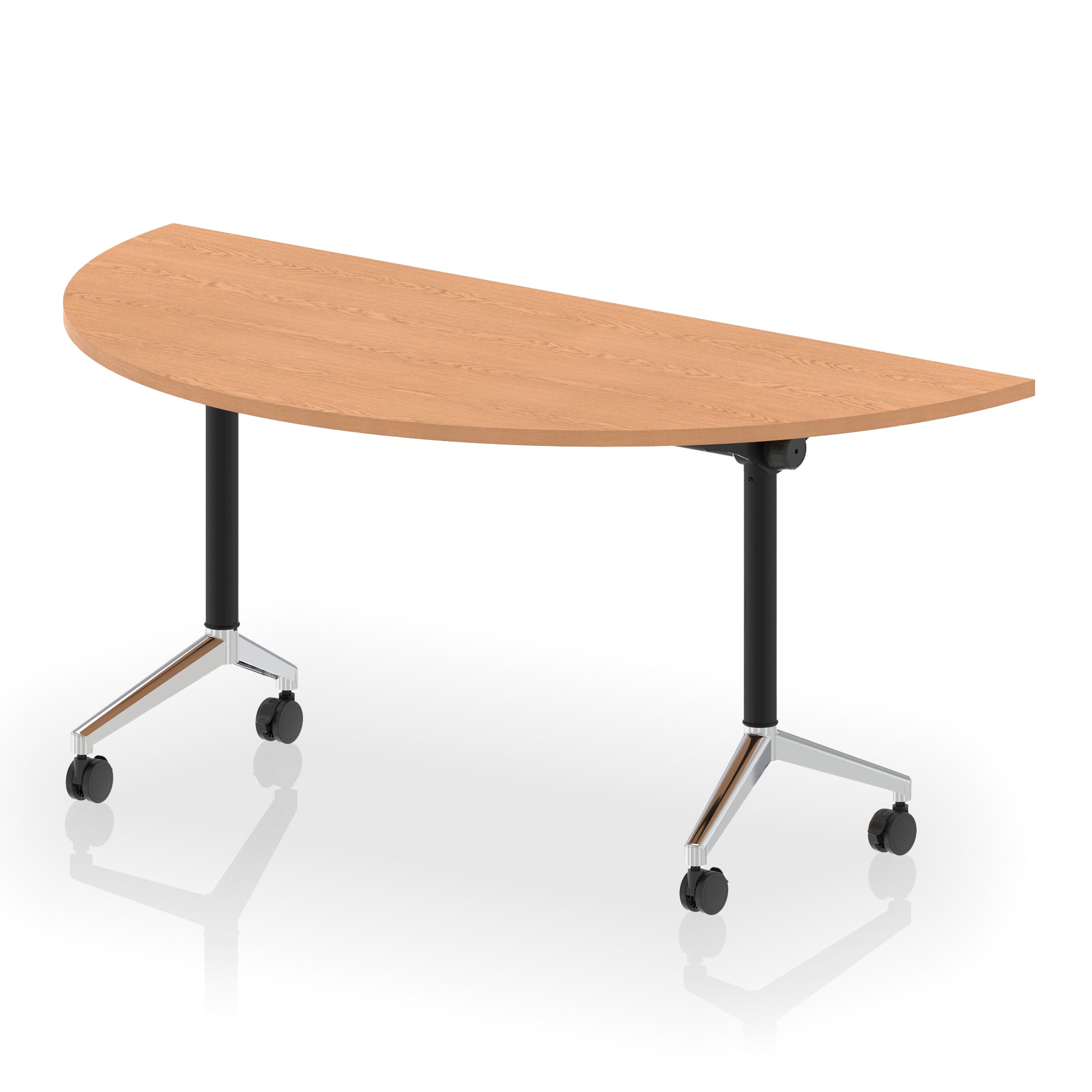 Impulse Plus Flip Top 1600mm Semi-Circle Table