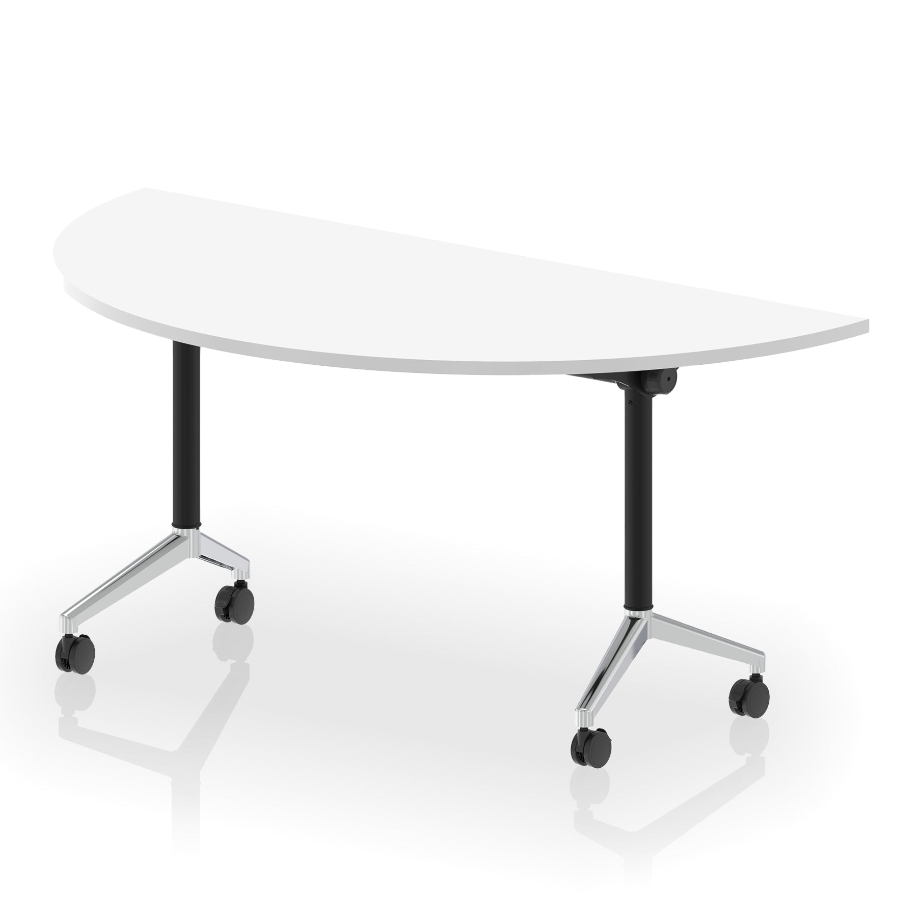 Impulse Plus Flip Top 1600mm Semi-Circle Table