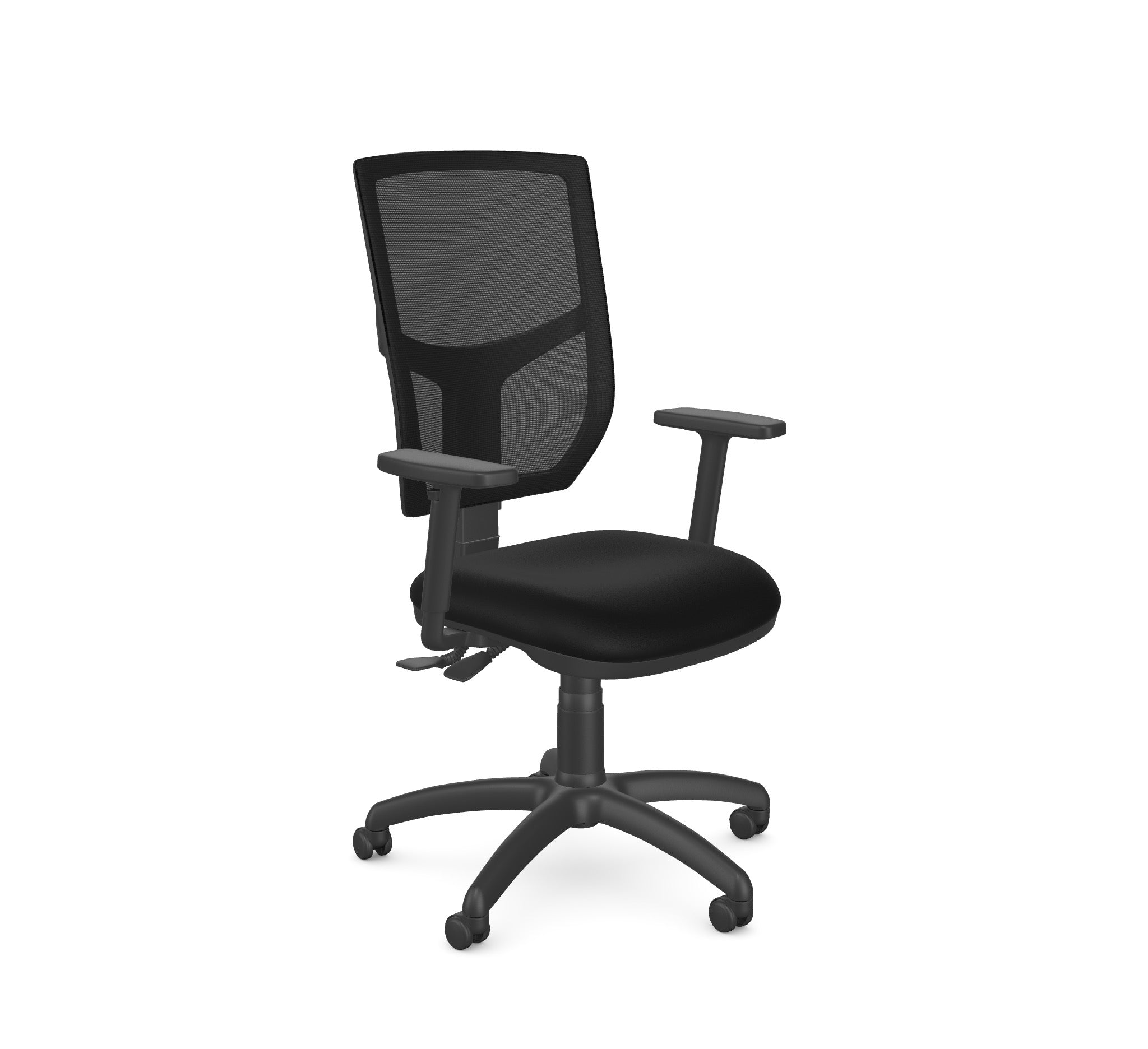 Fidget Black Mesh Chair