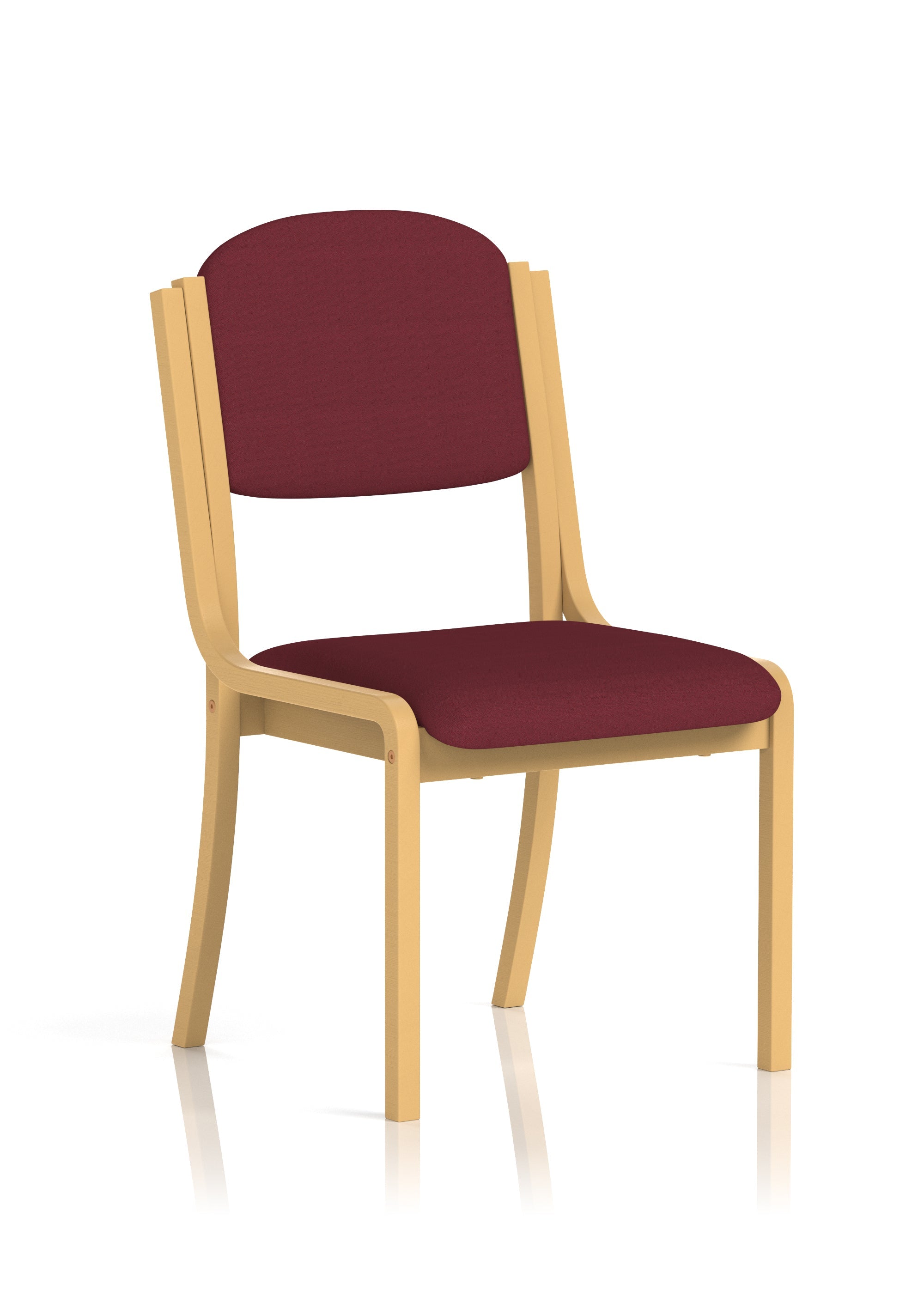 Madrid Wooden Frame Visitor Chair with Arms