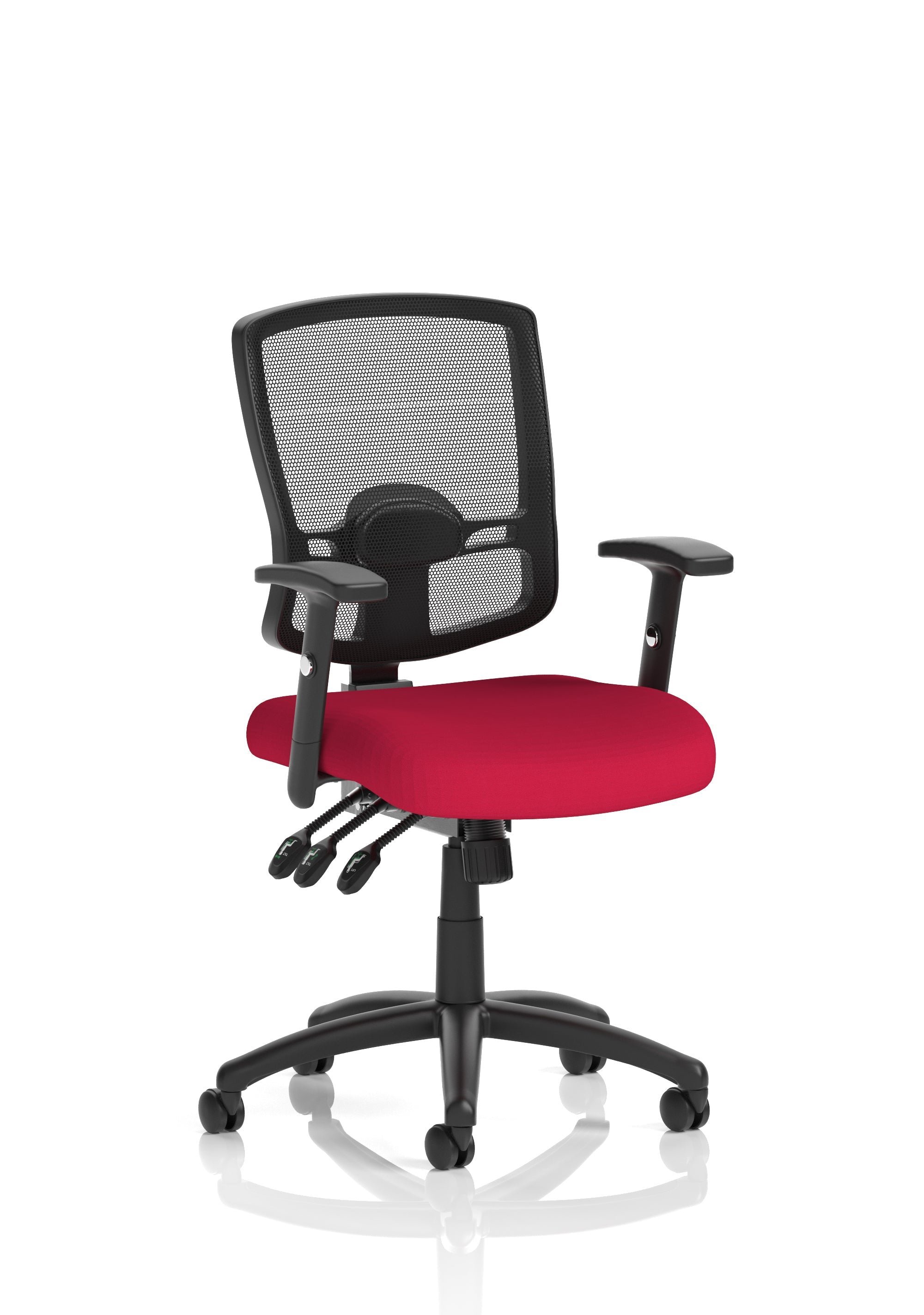 Portland III High Mesh Back Task Operator Office Chair with Arms