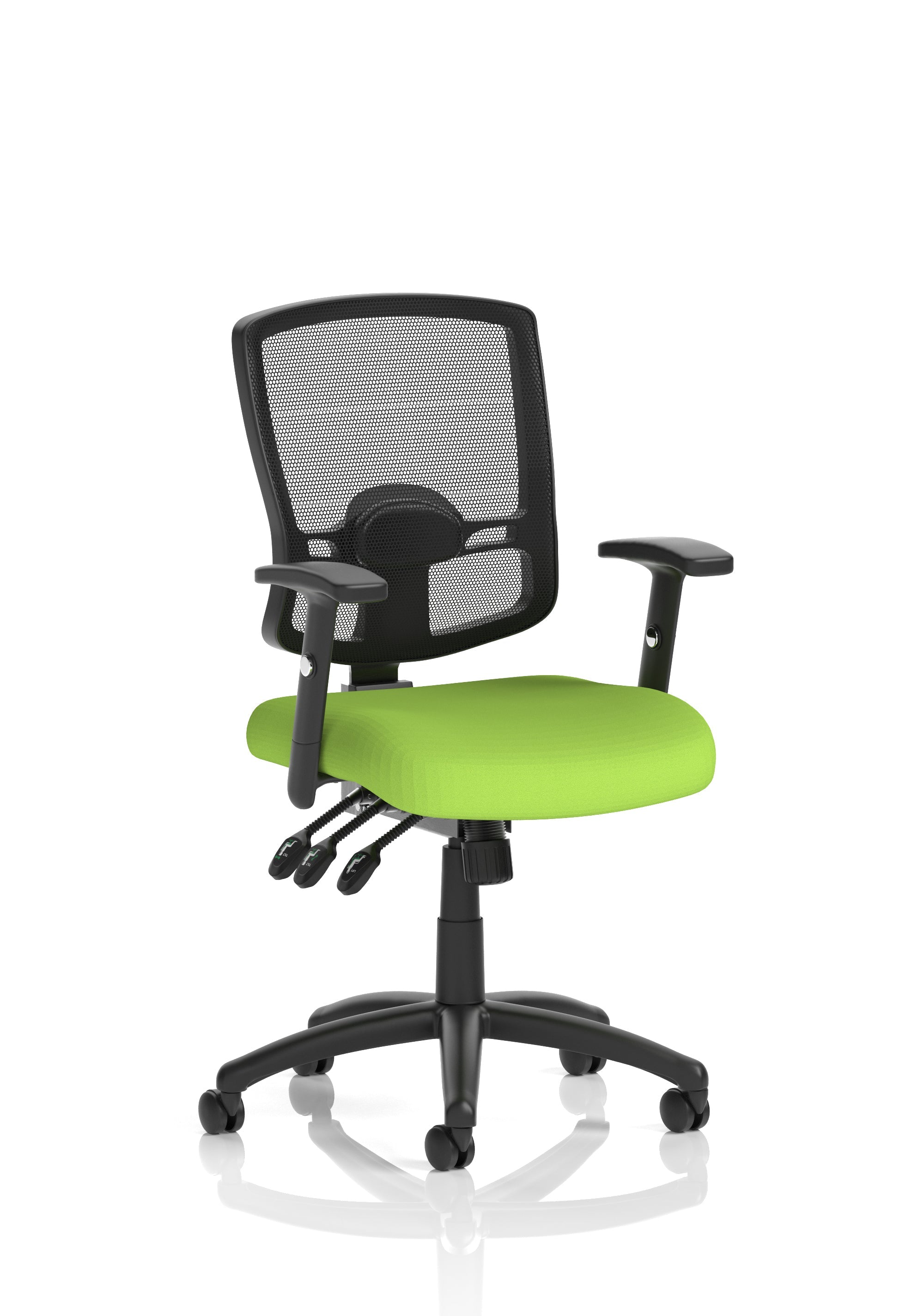 Portland III High Mesh Back Task Operator Office Chair with Arms