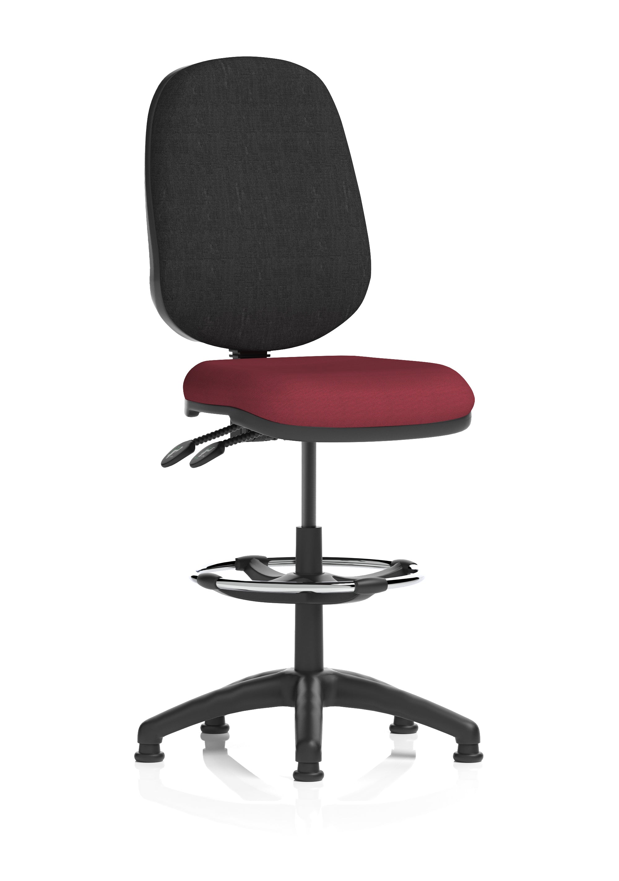 Eclipse Plus II Task Operator Office Chair with Hi Rise Draughtsman Kit
