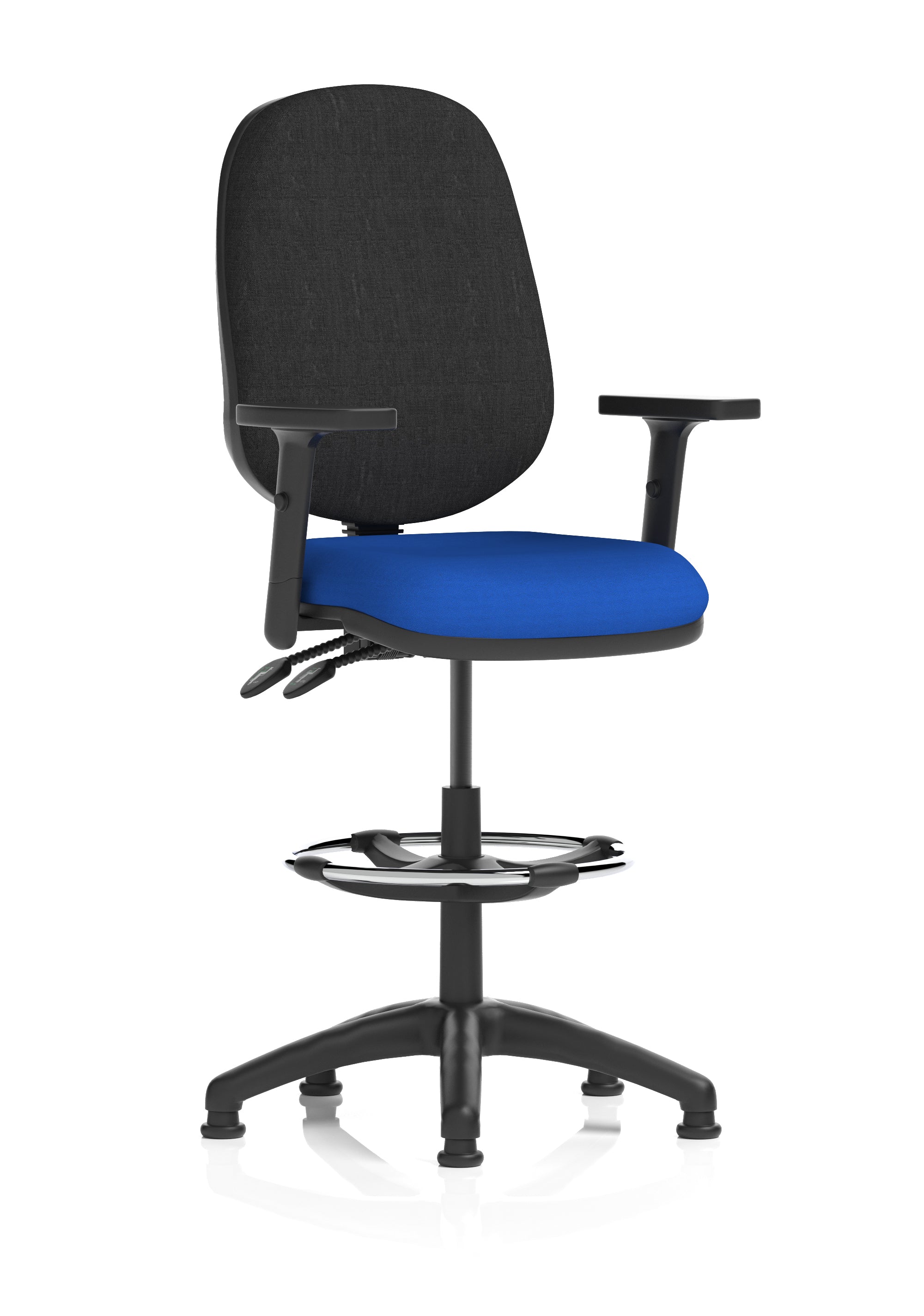 Eclipse Plus II Task Operator Office Chair with Hi Rise Draughtsman Kit