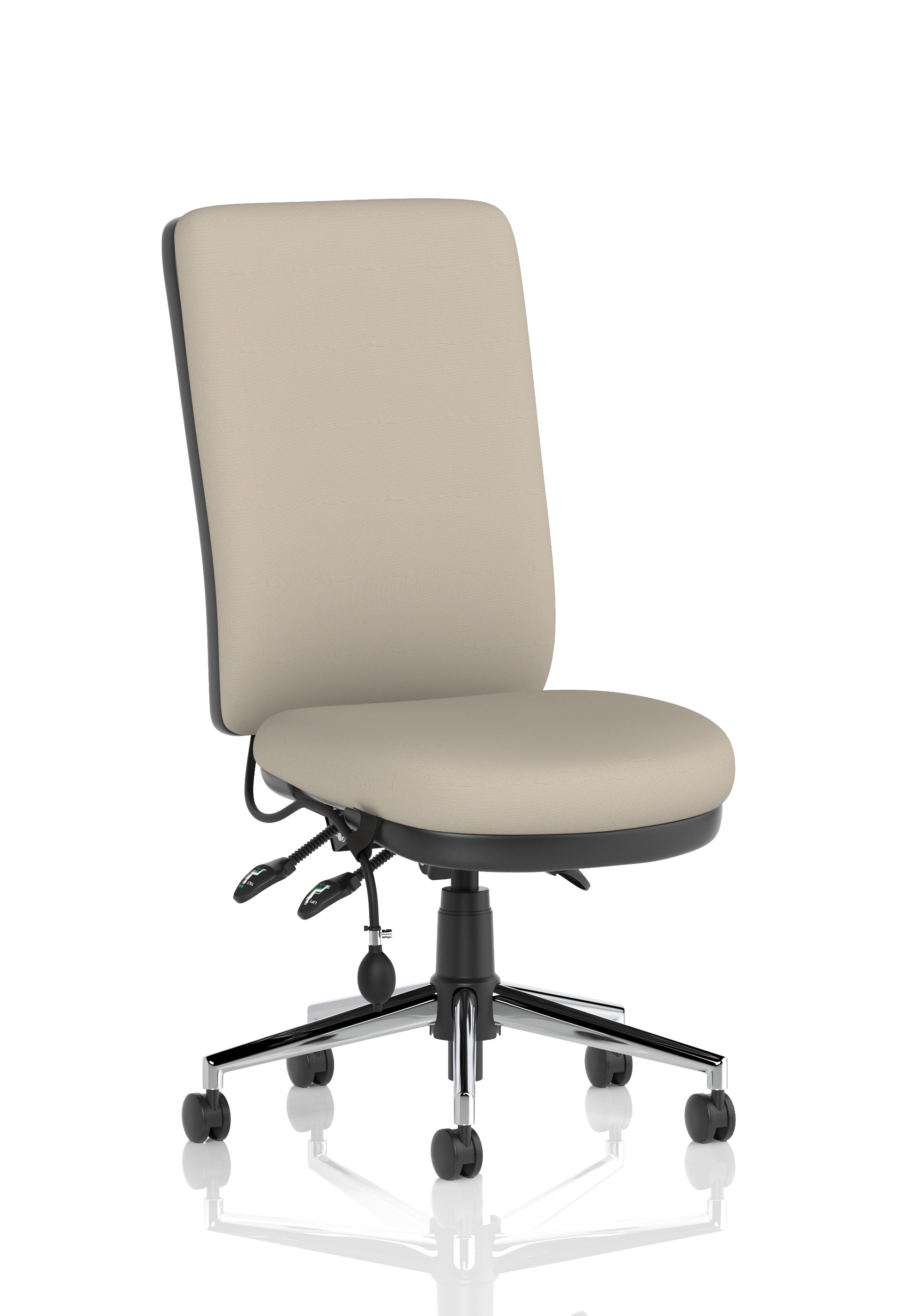 Chiro High Back Task Operator Office Chair In Quest Fabric