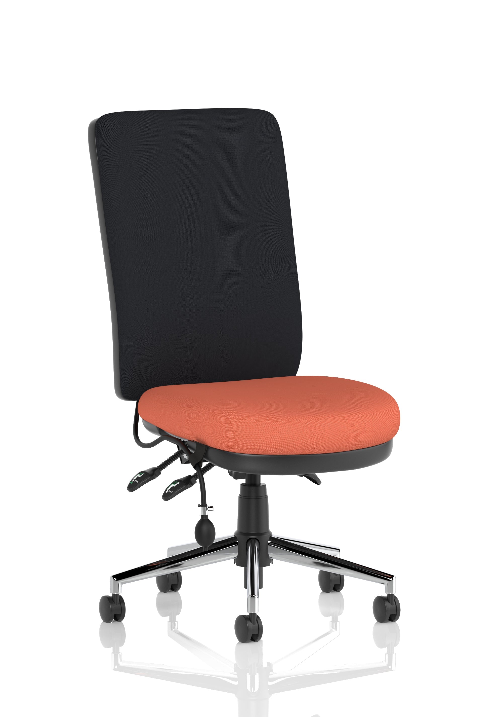 Chiro High Back Task Operator Office Chair In Quest Fabric