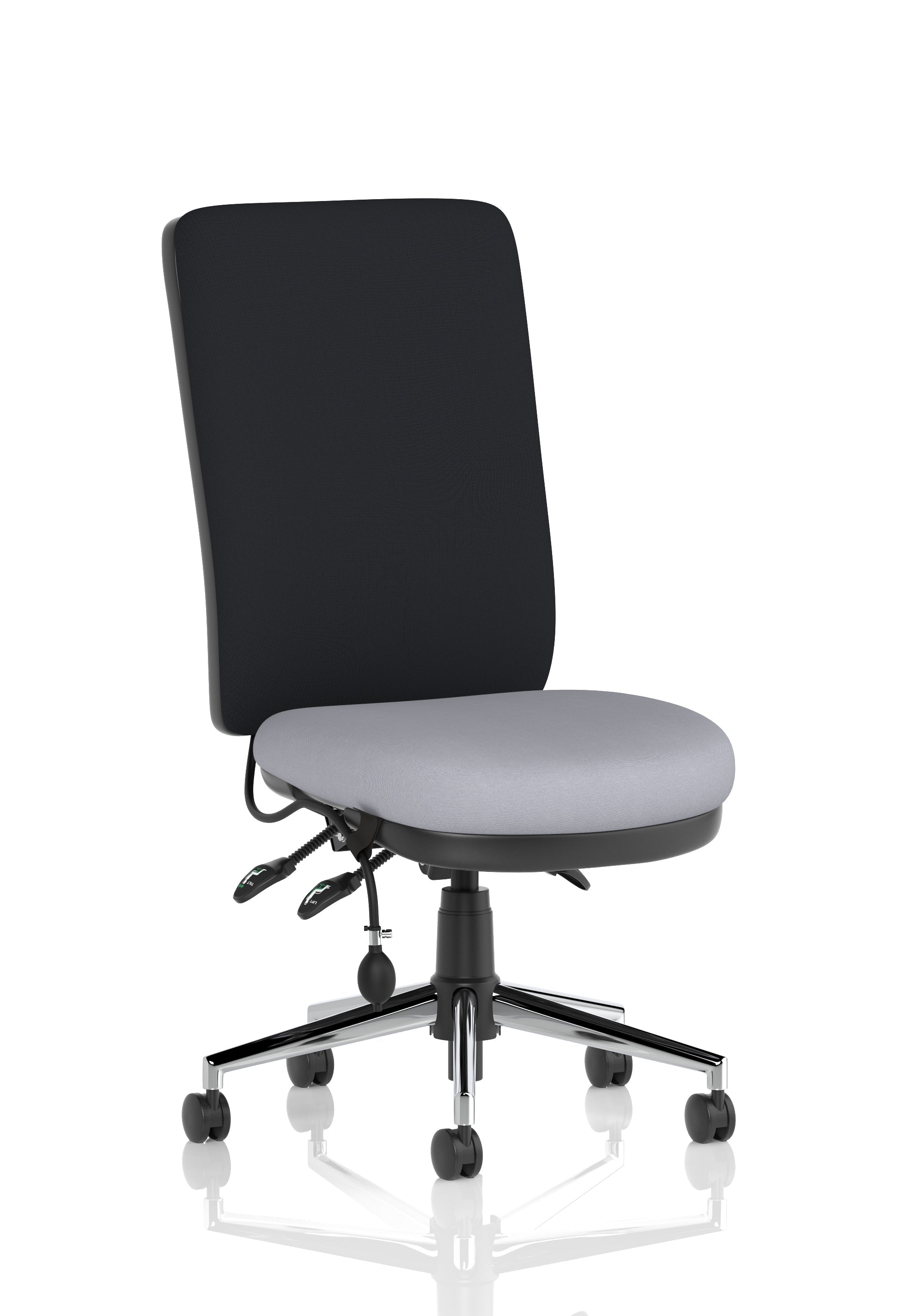 Chiro High Back Task Operator Office Chair In Quest Fabric