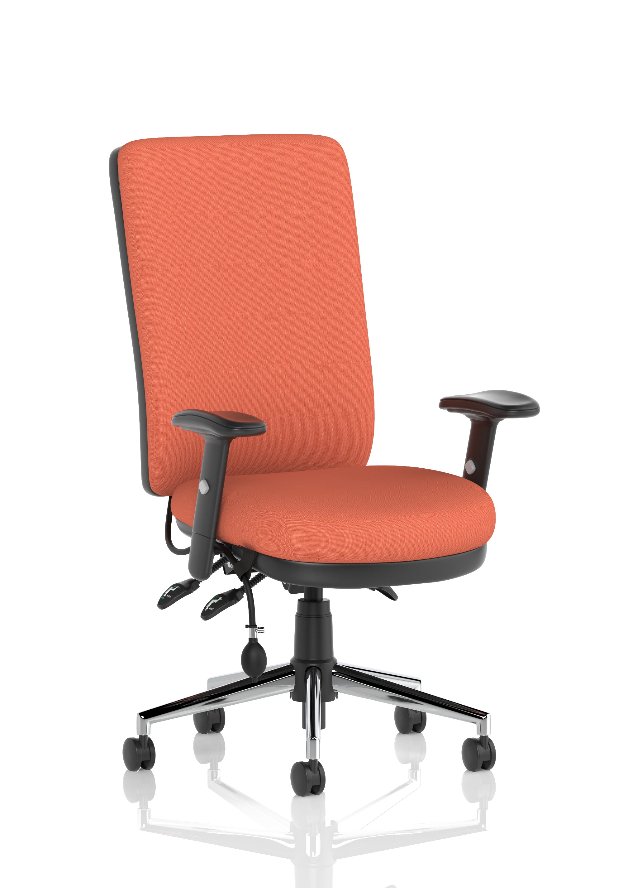 Chiro High Back Task Operator Office Chair In Quest Fabric