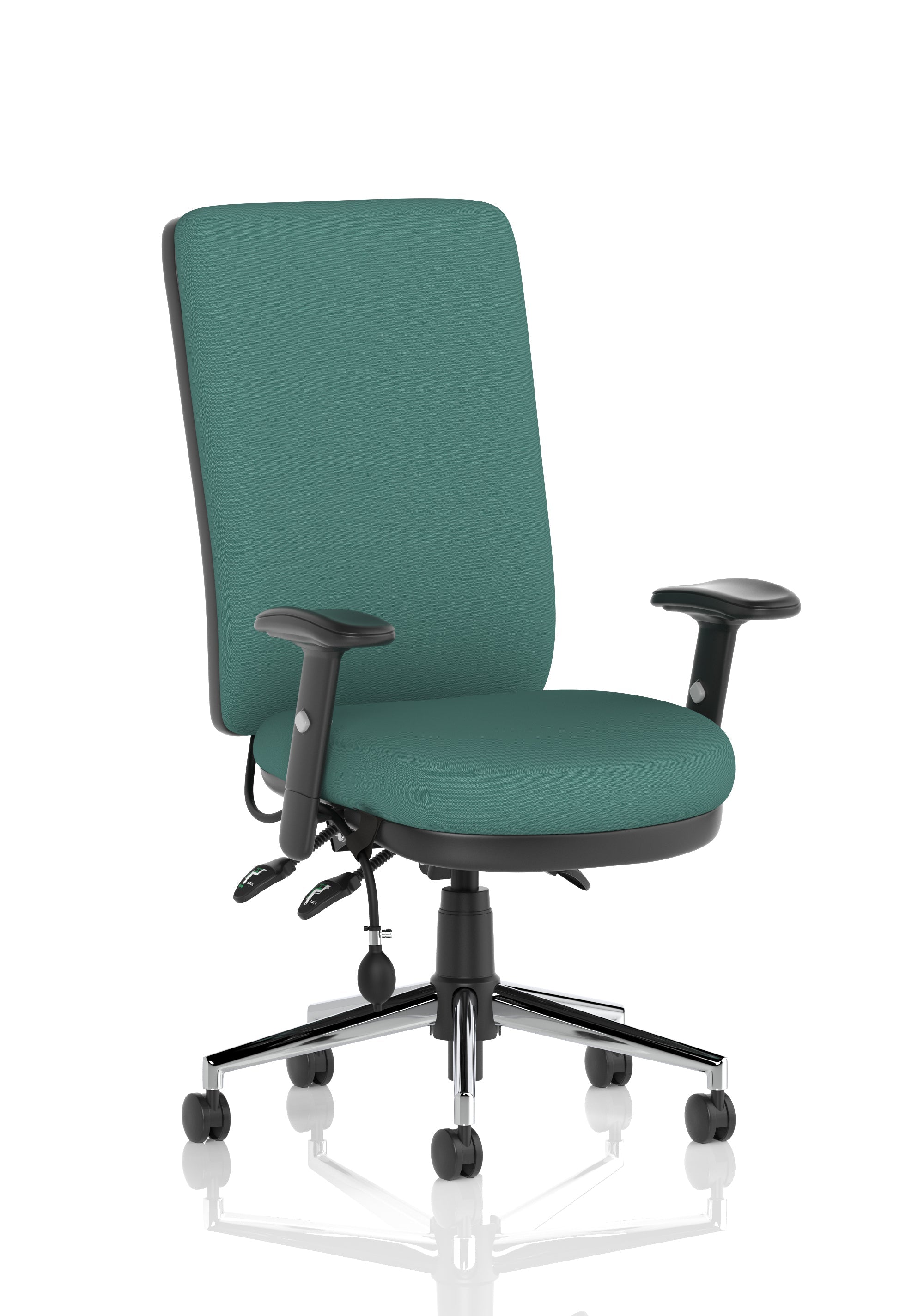 Chiro High Back Task Operator Office Chair In Quest Fabric