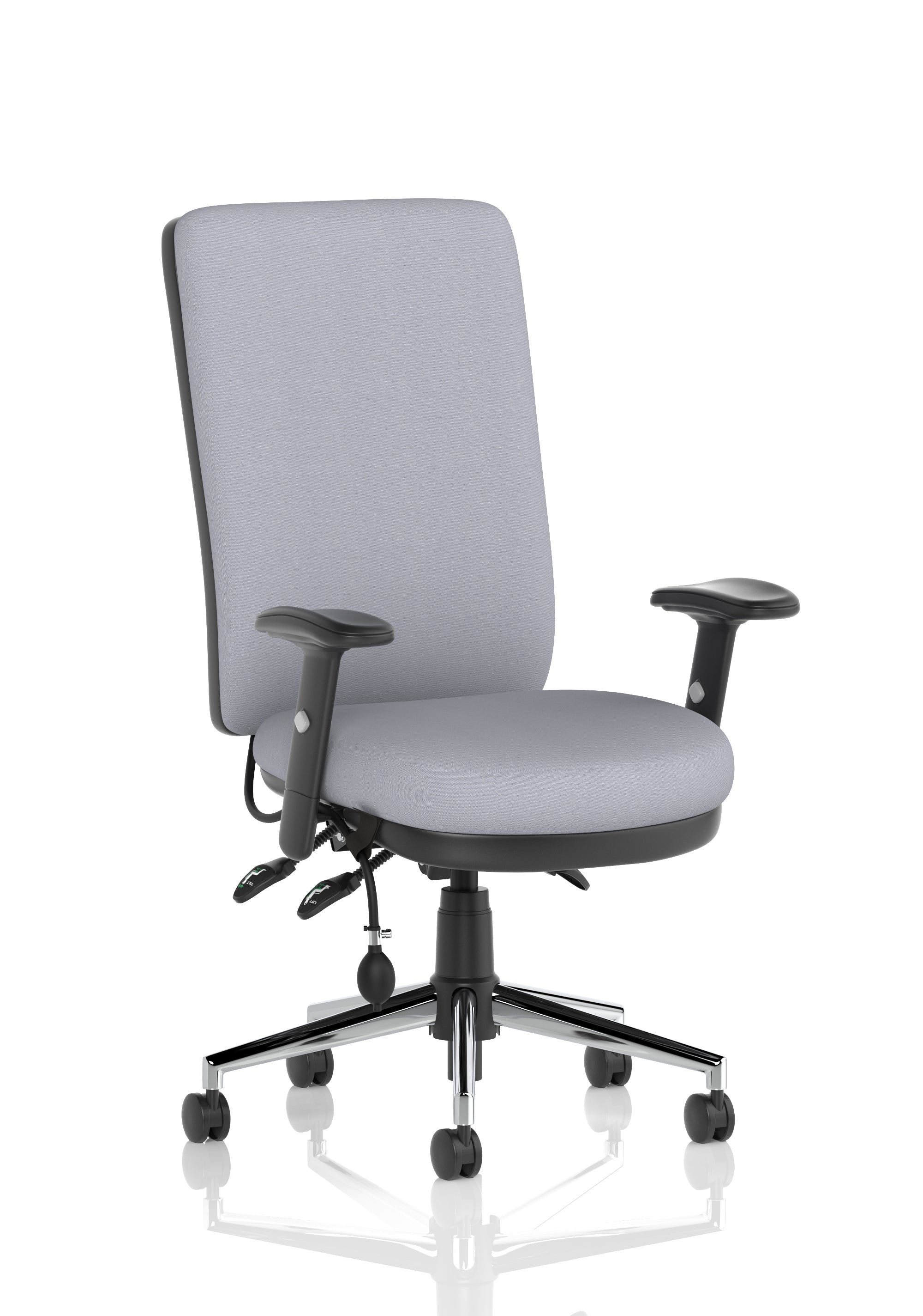 Chiro High Back Task Operator Office Chair In Quest Fabric