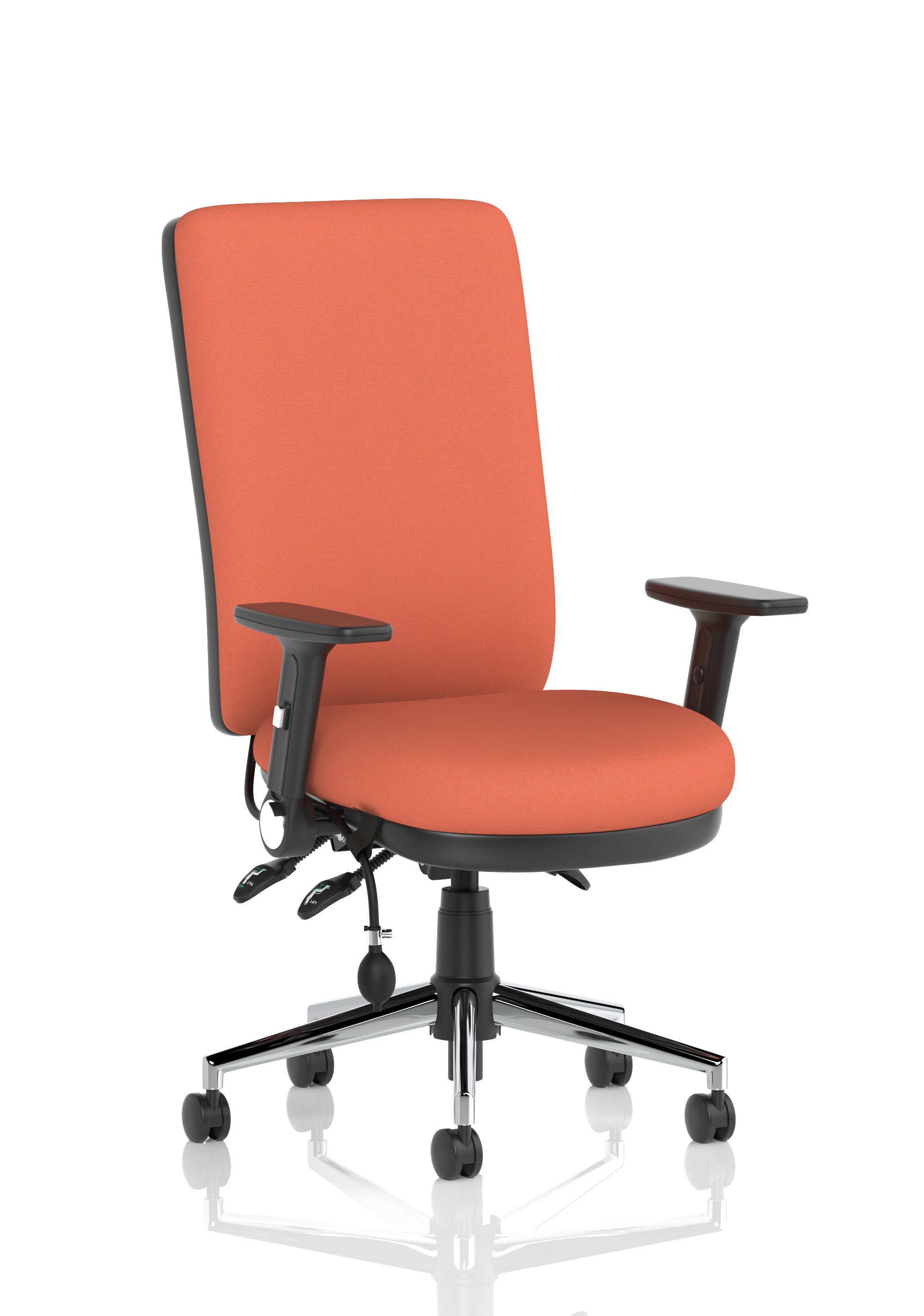 Chiro High Back Task Operator Office Chair In Quest Fabric