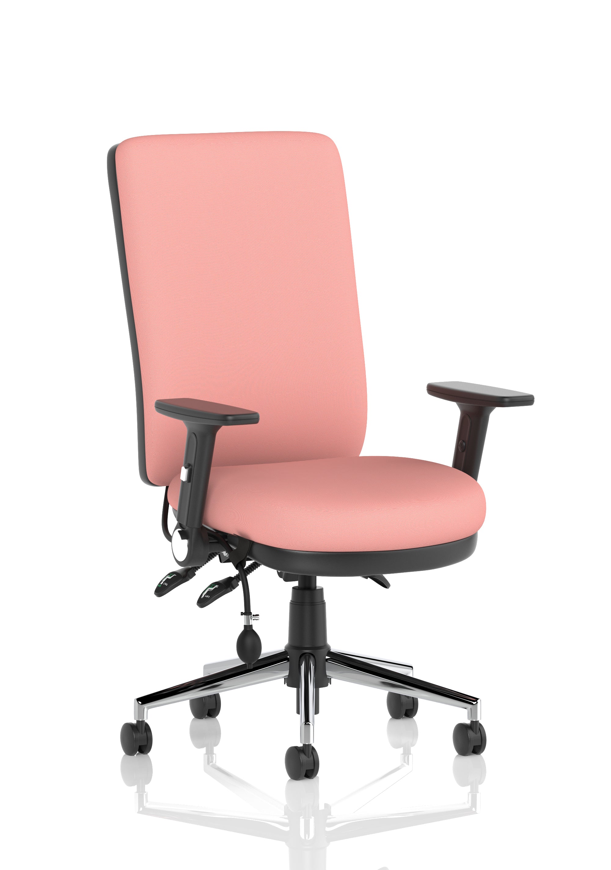 Chiro High Back Task Operator Office Chair In Quest Fabric
