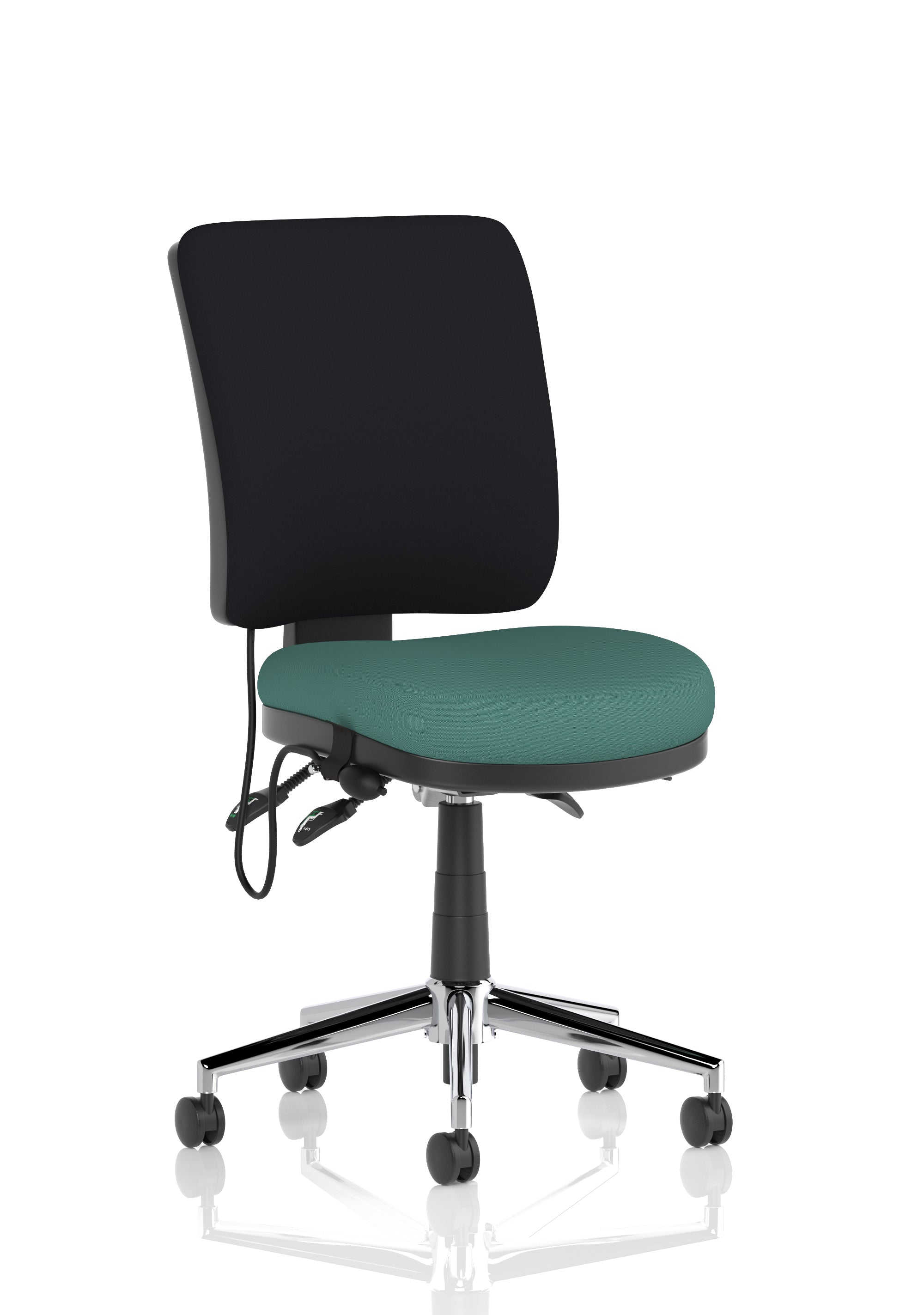 Chiro Medium Back Task Operator Office Chair In Quest Fabric