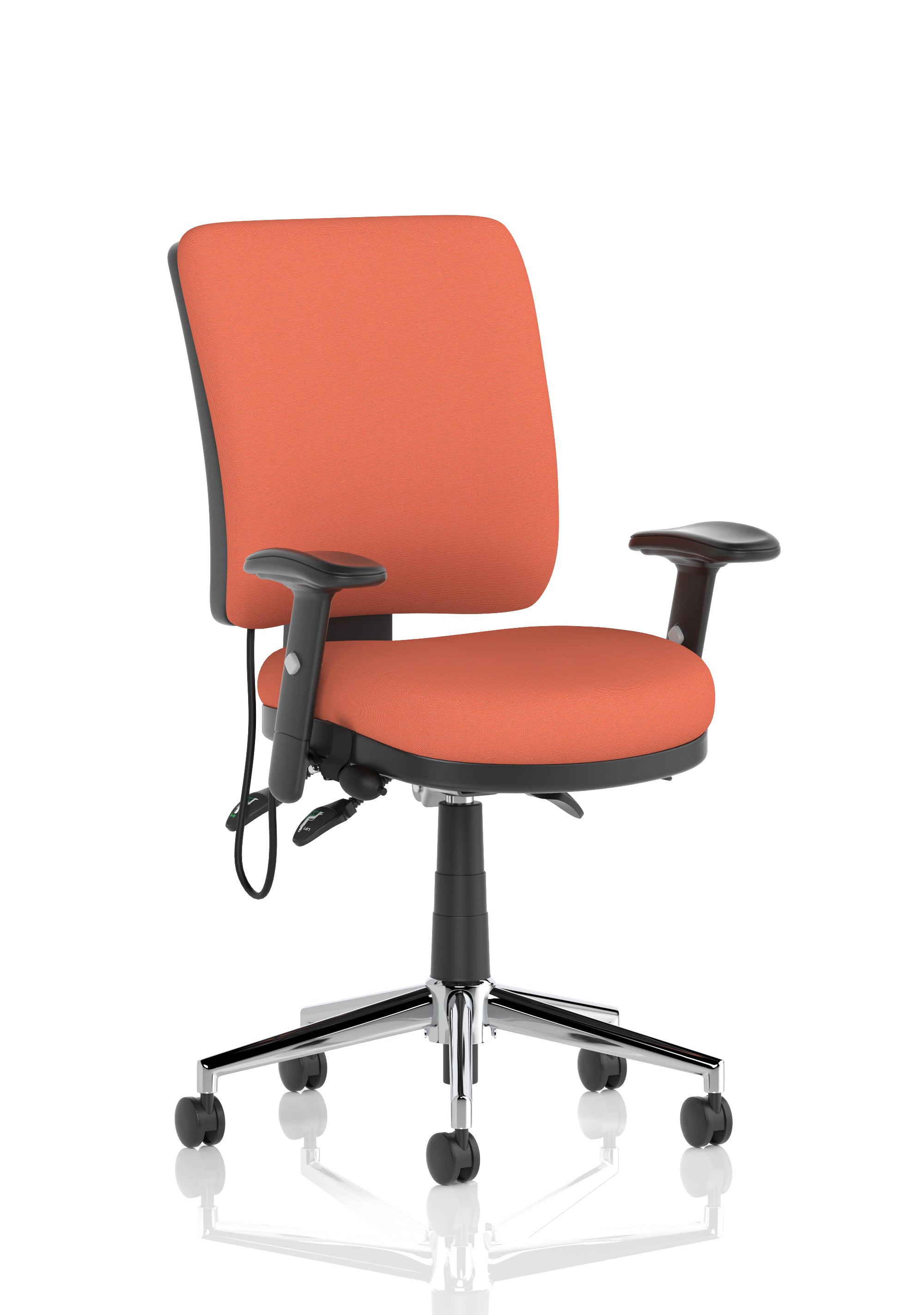 Chiro Medium Back Task Operator Office Chair In Quest Fabric