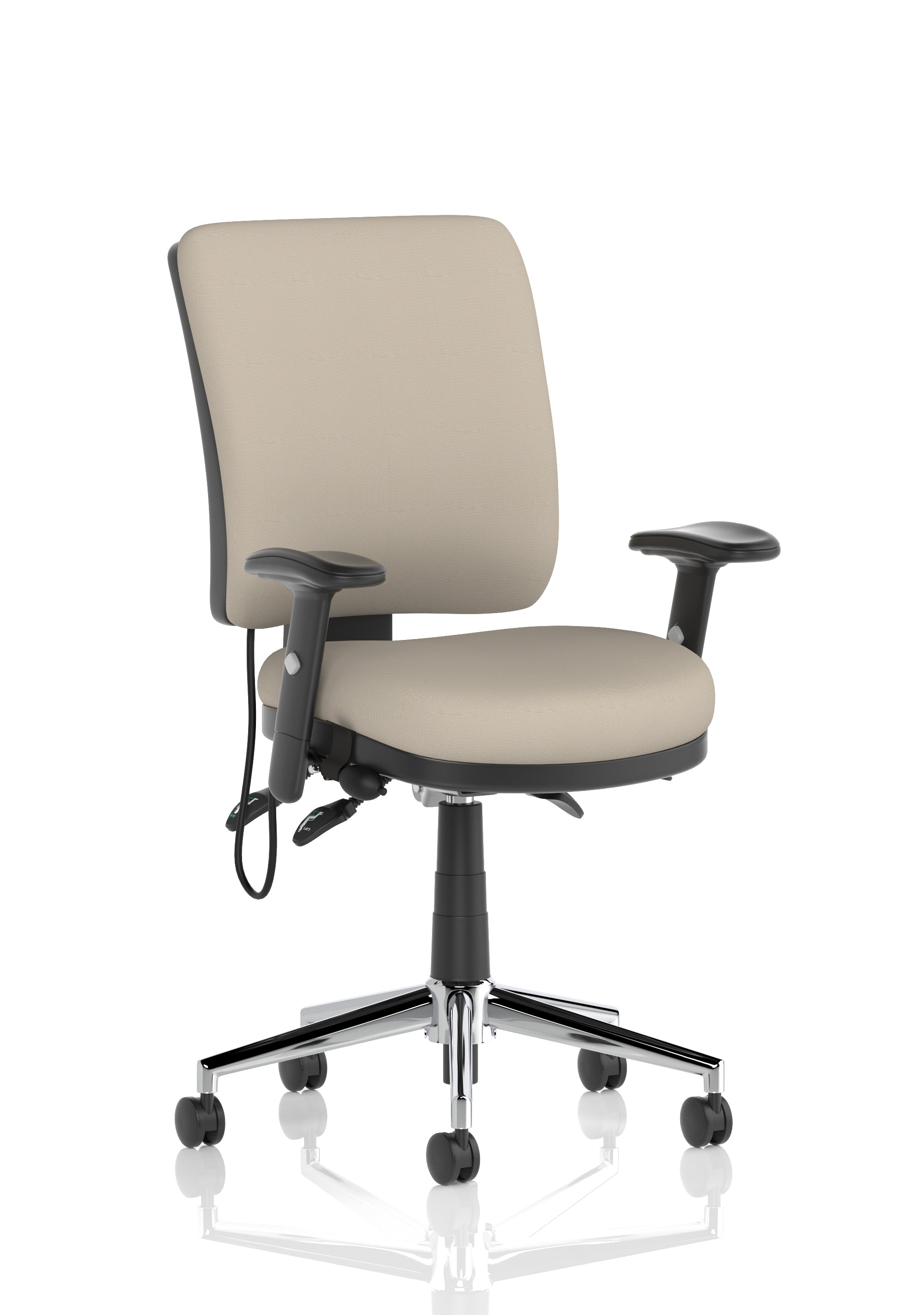 Chiro Medium Back Task Operator Office Chair In Quest Fabric