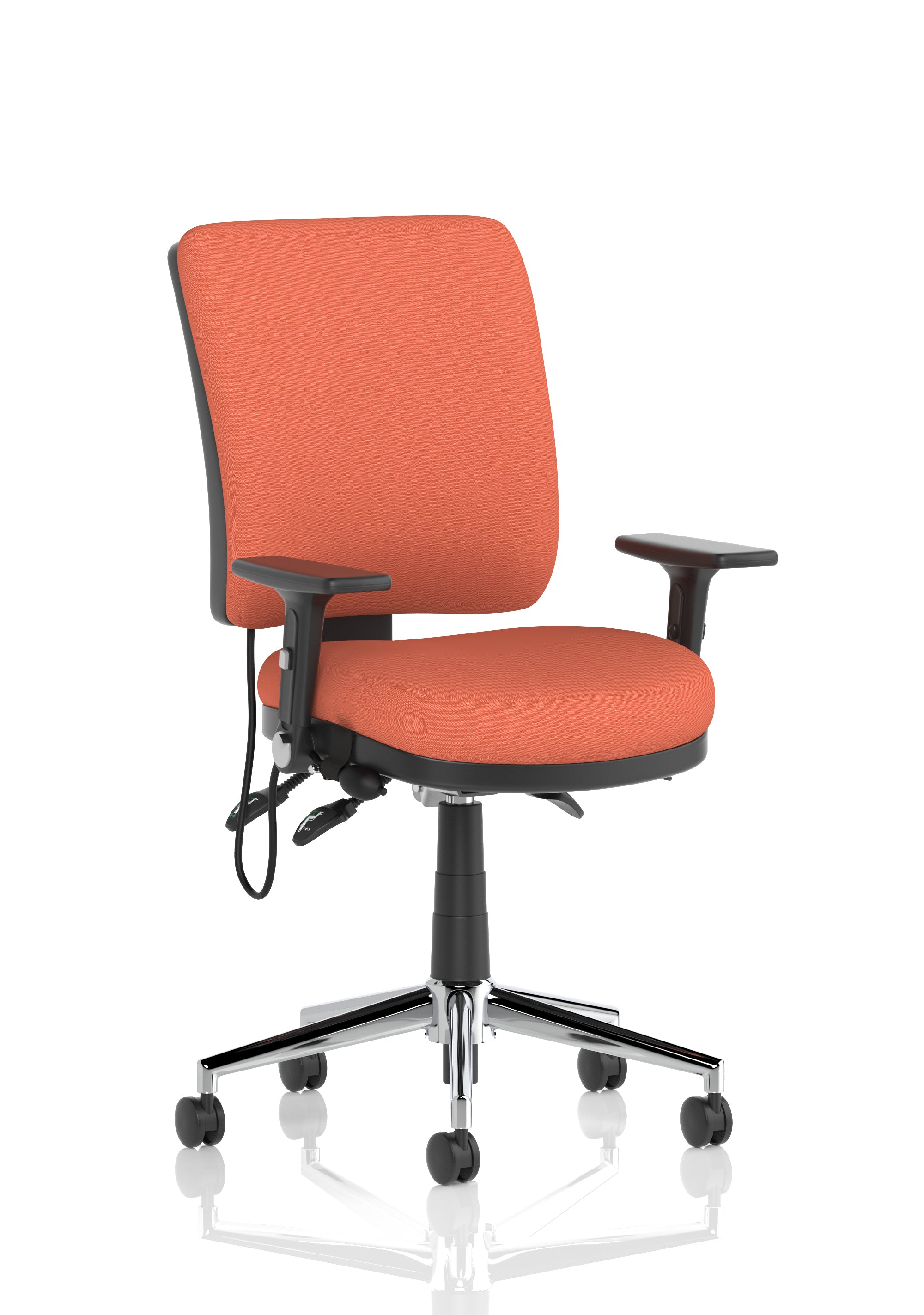 Chiro Medium Back Task Operator Office Chair In Quest Fabric