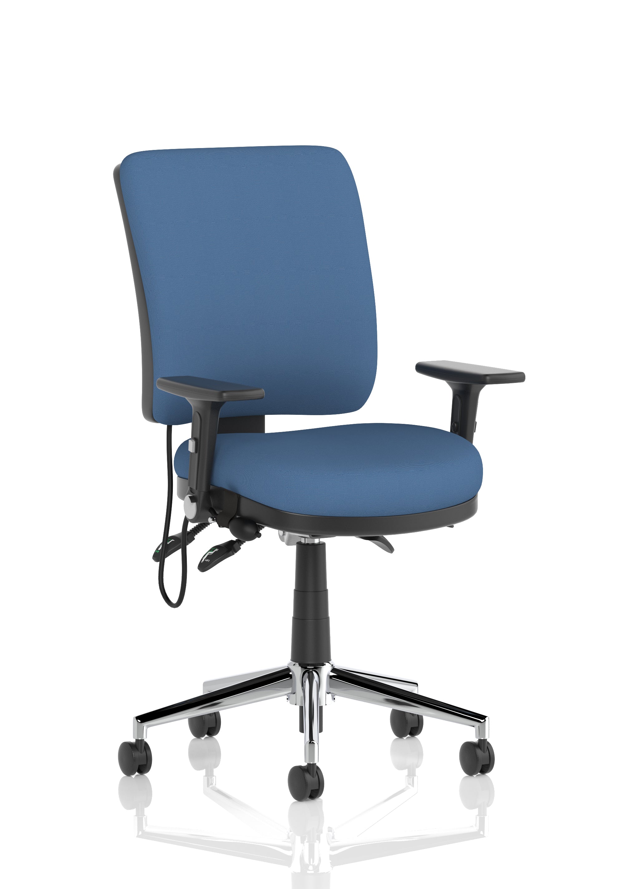Chiro Medium Back Task Operator Office Chair In Quest Fabric