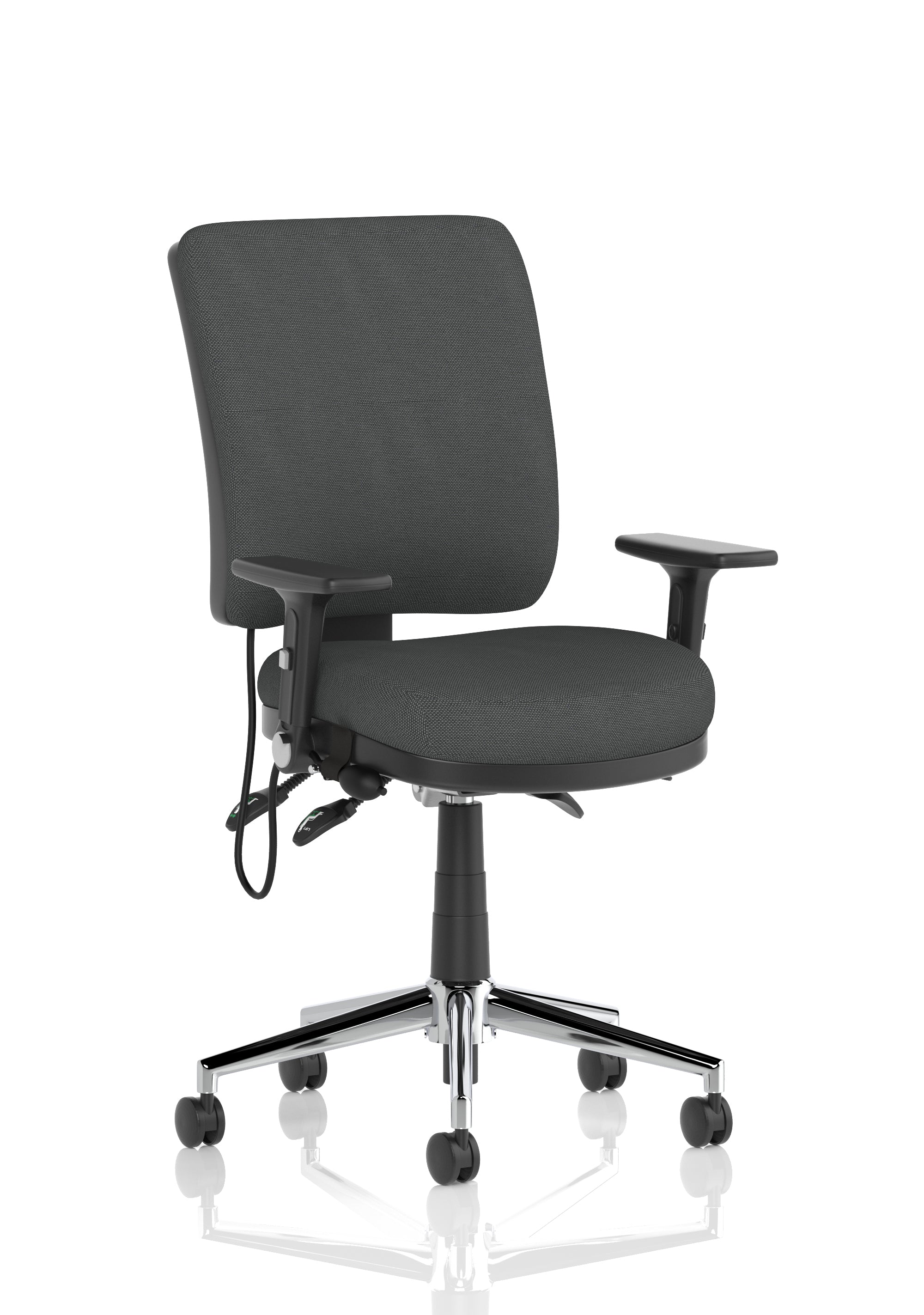 Chiro Medium Back Task Operator Office Chair In Quest Fabric