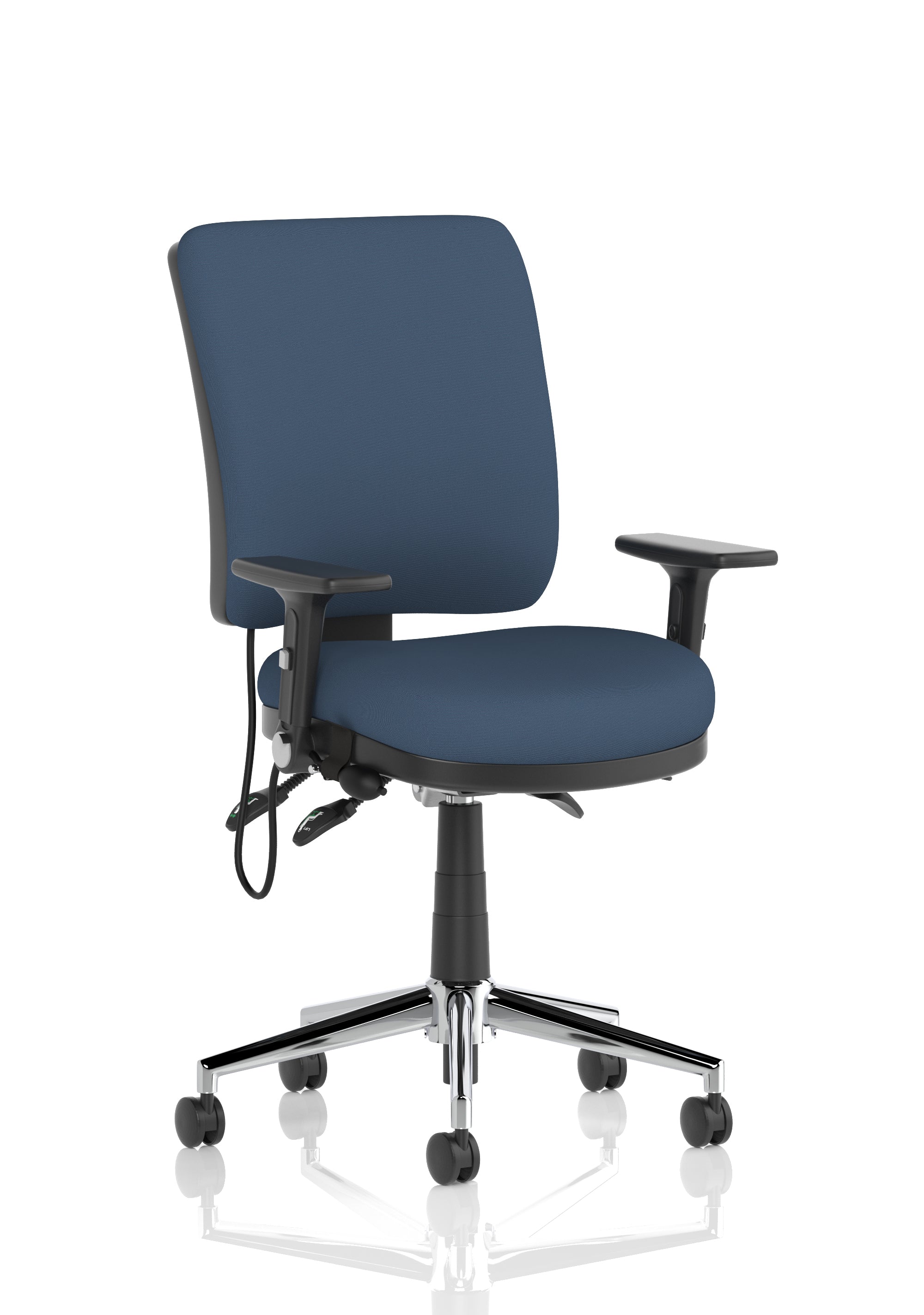 Chiro Medium Back Task Operator Office Chair In Quest Fabric