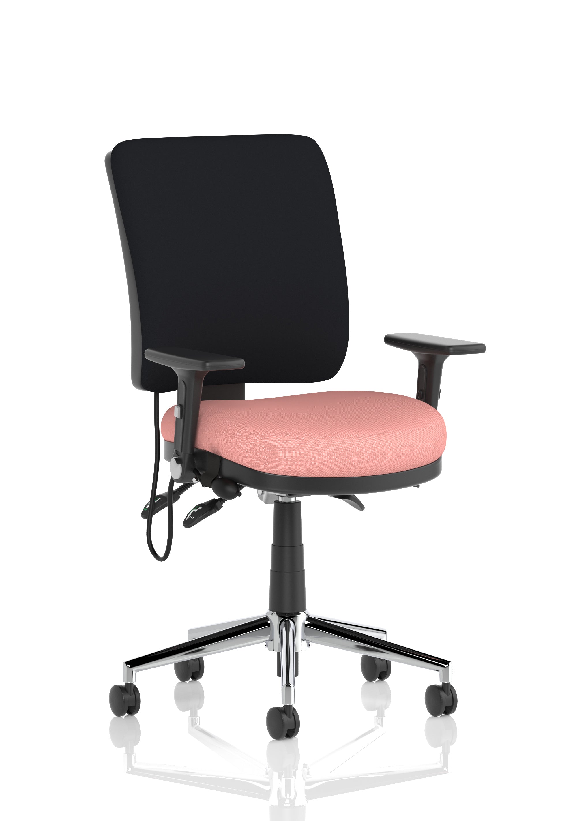 Chiro Medium Back Task Operator Office Chair In Quest Fabric