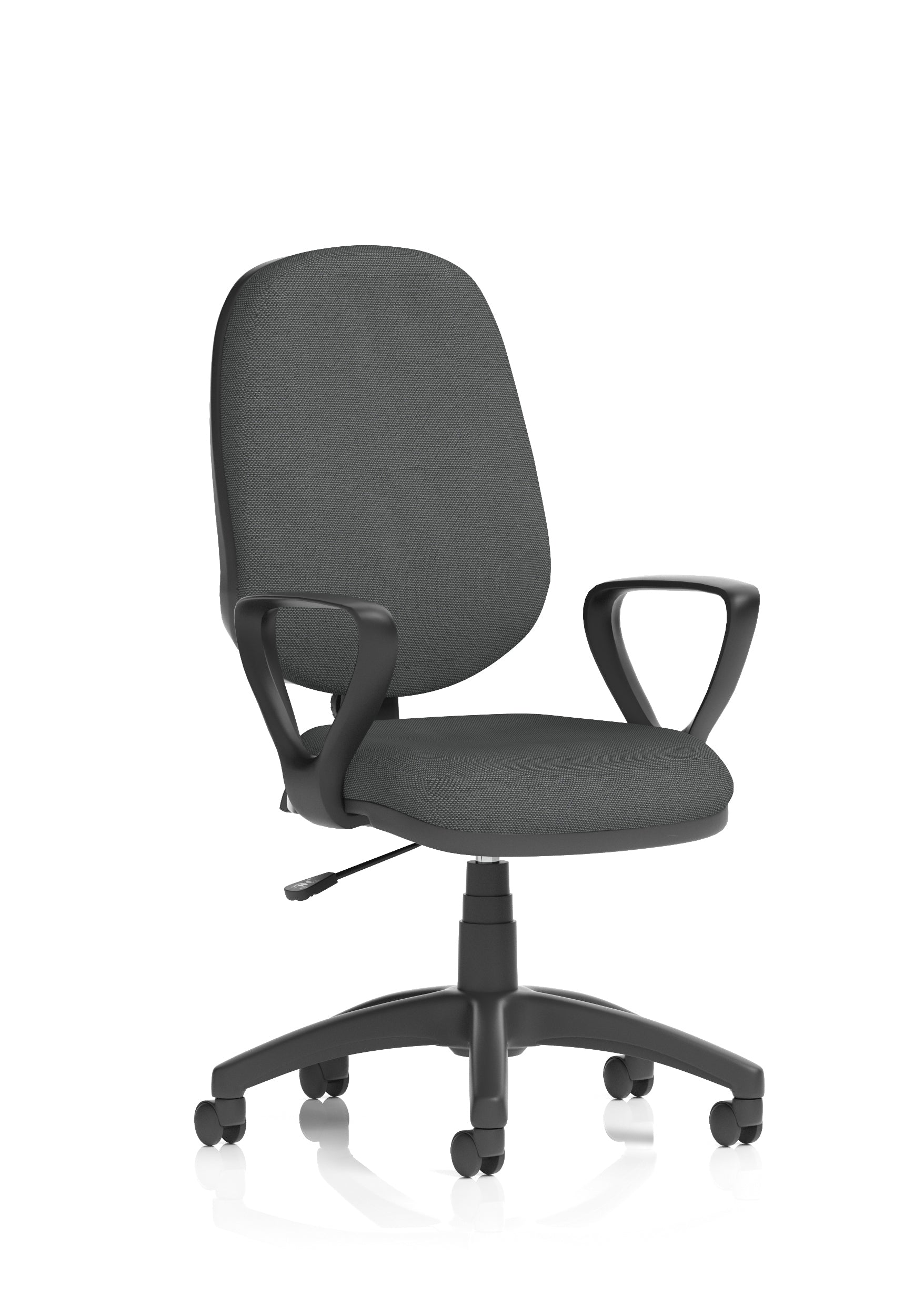 Eclipse Plus I Medium Back Task Operator Office Chair In Quest And Rivet Fabric
