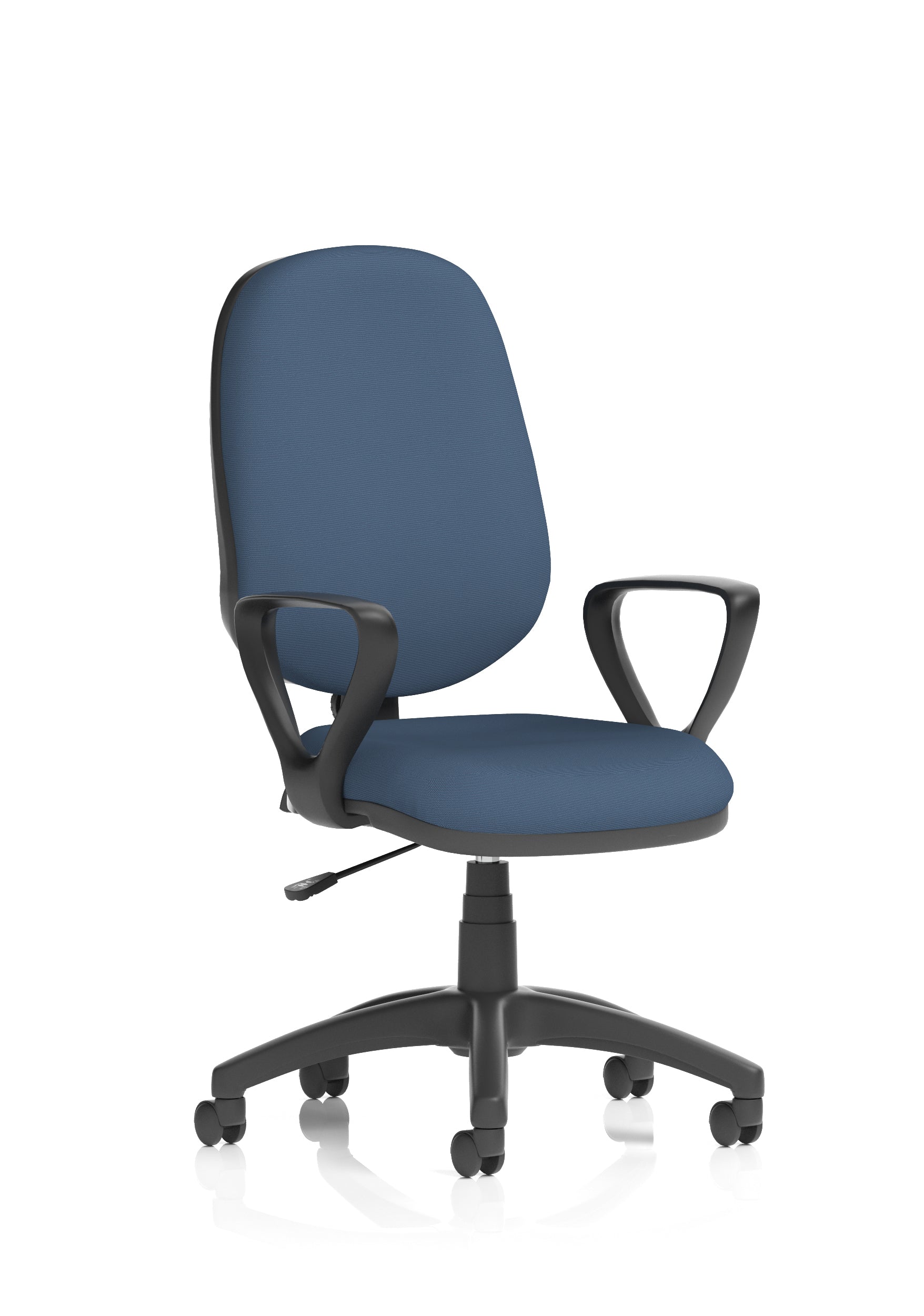 Eclipse Plus I Medium Back Task Operator Office Chair In Quest And Rivet Fabric
