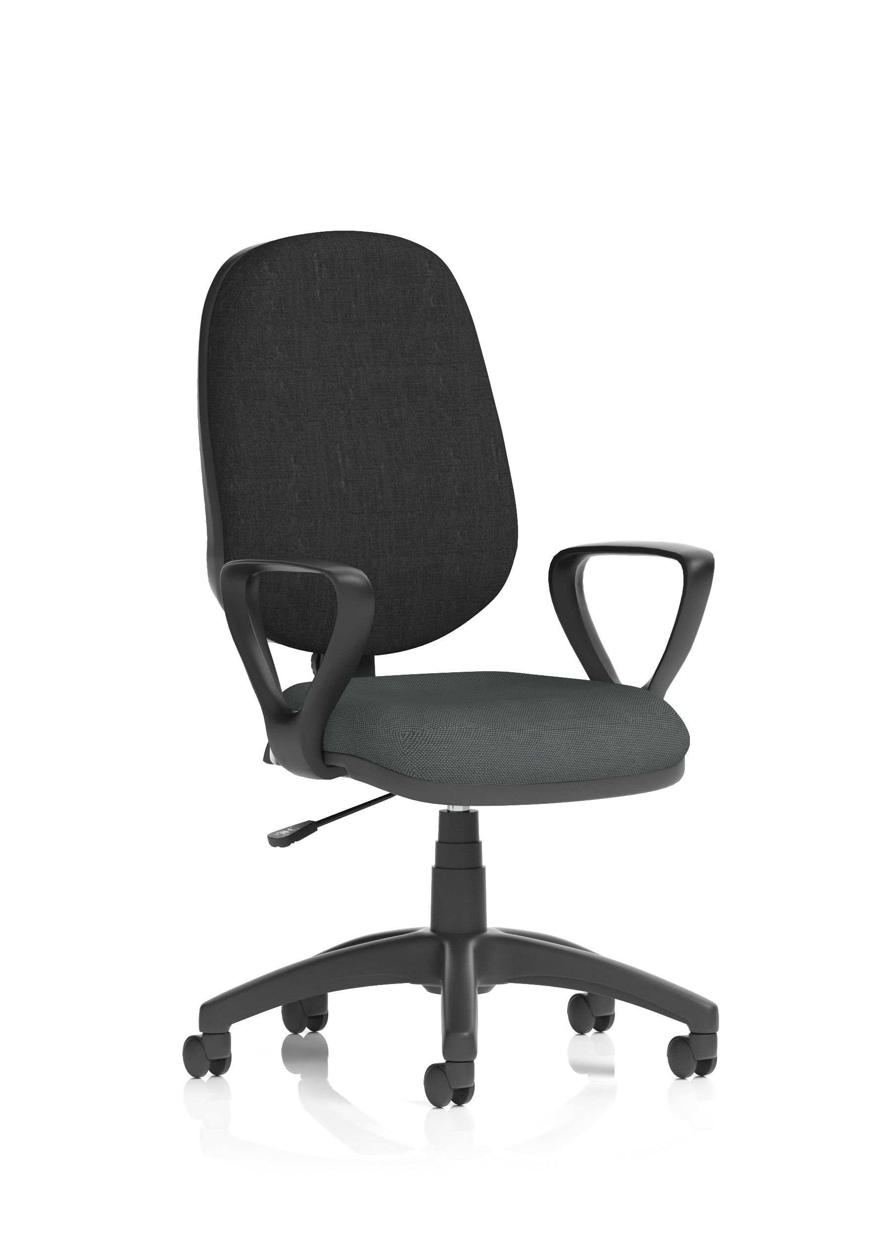 Eclipse Plus I Medium Back Task Operator Office Chair In Quest And Rivet Fabric