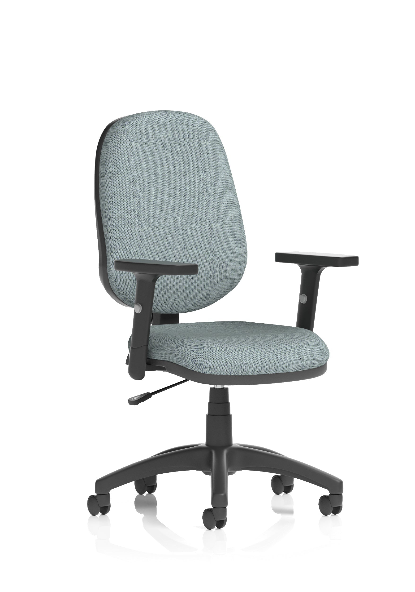 Eclipse Plus I Medium Back Task Operator Office Chair In Quest And Rivet Fabric
