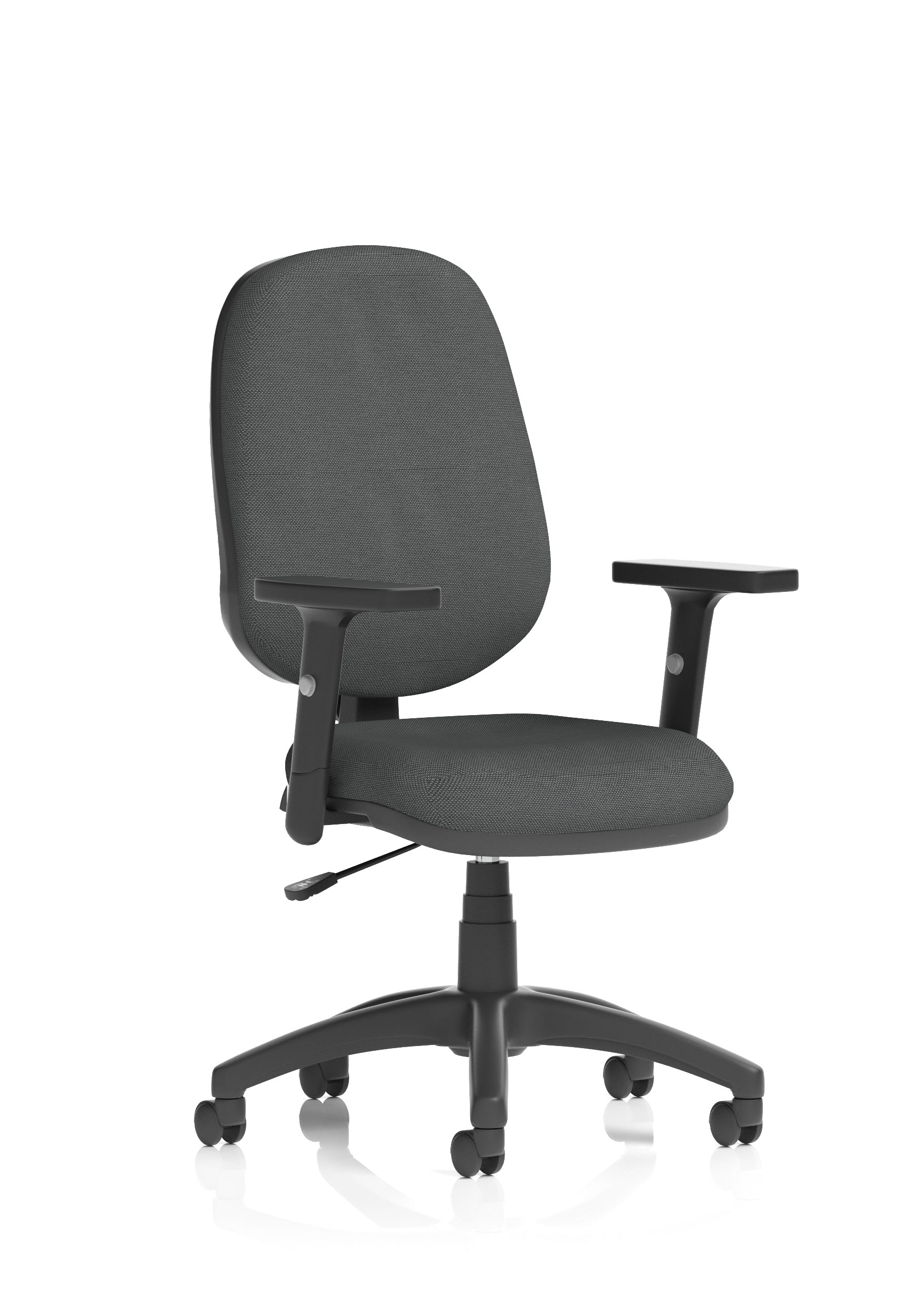Eclipse Plus I Medium Back Task Operator Office Chair In Quest And Rivet Fabric