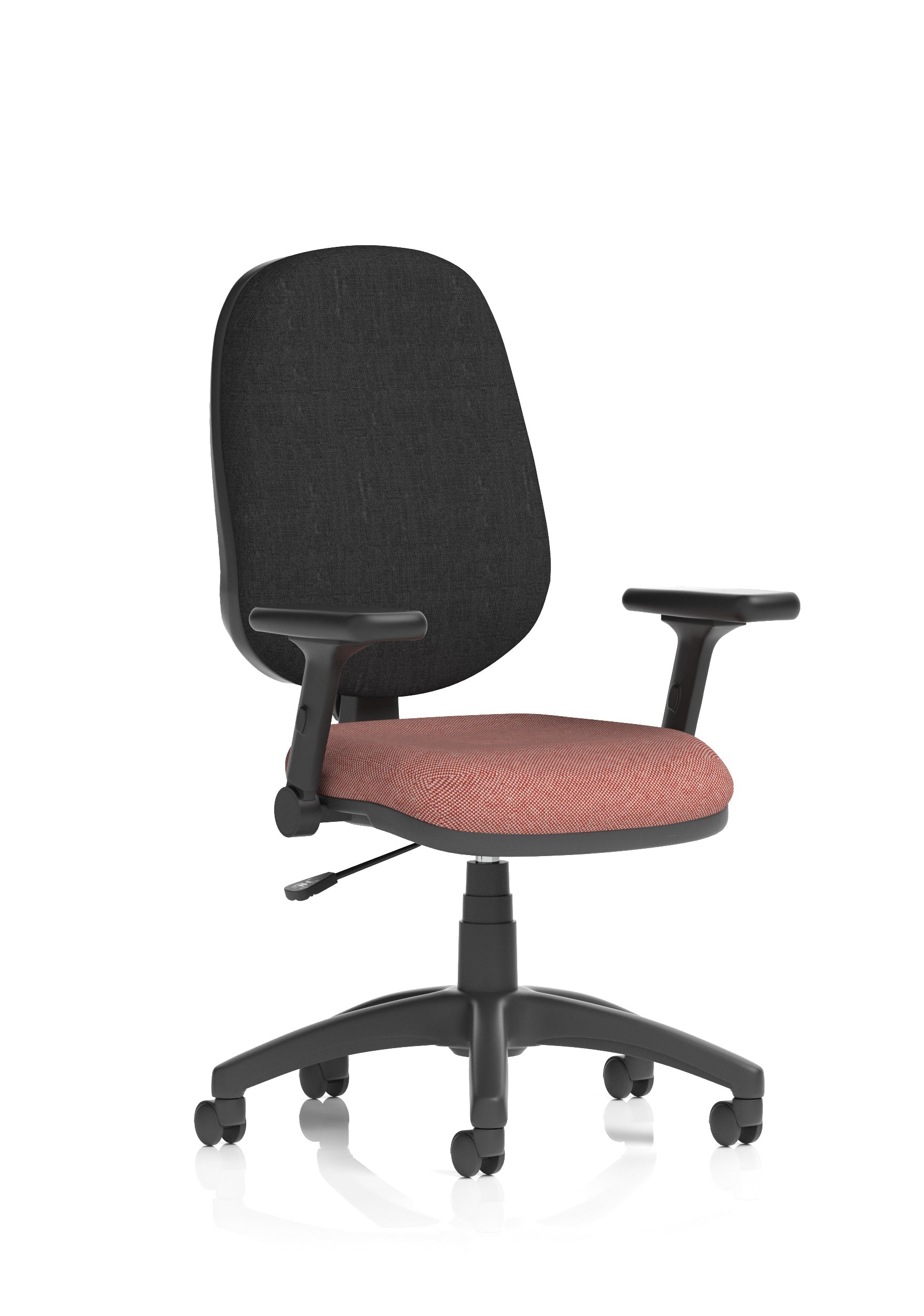 Eclipse Plus I Medium Back Task Operator Office Chair In Quest And Rivet Fabric
