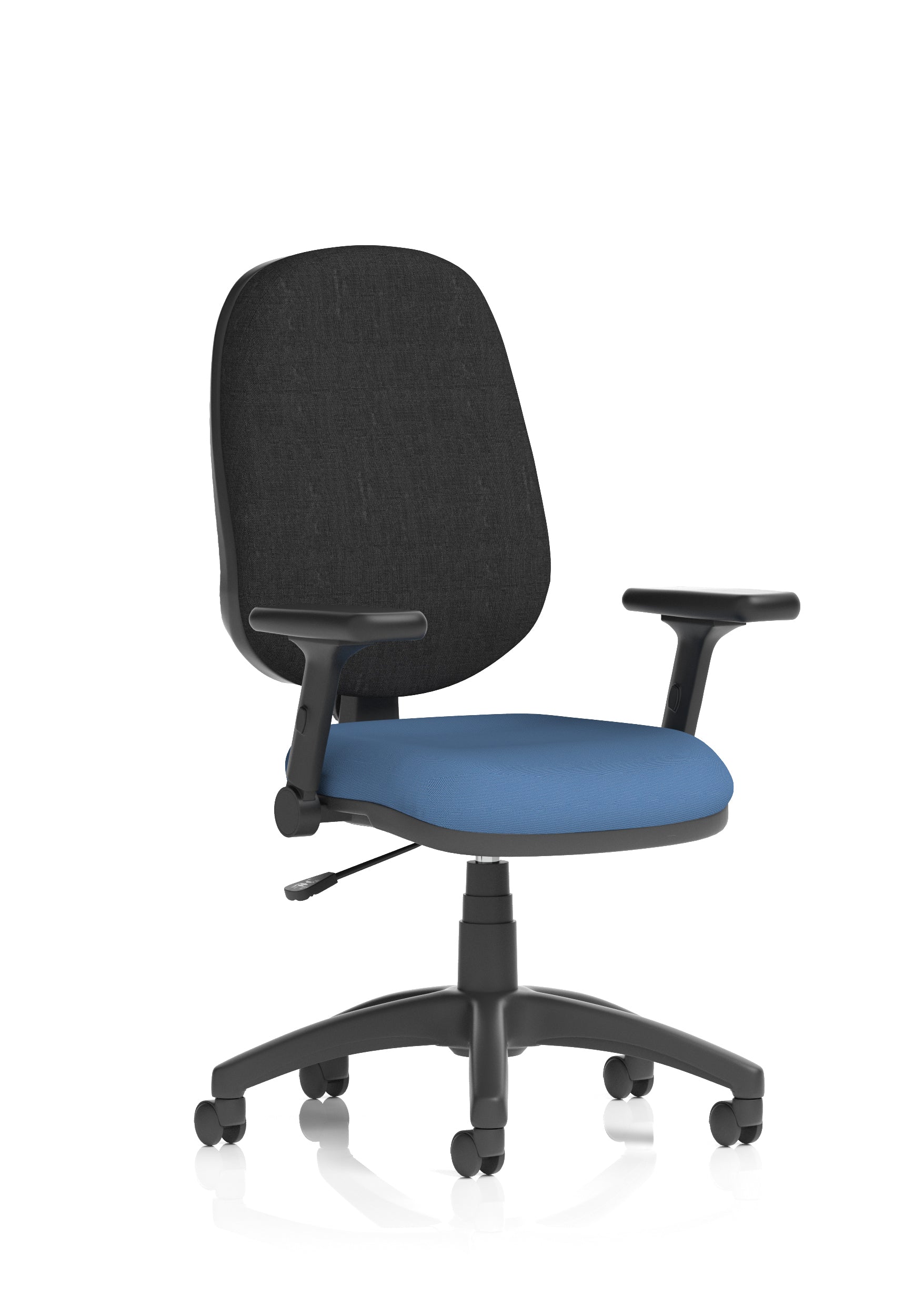 Eclipse Plus I Medium Back Task Operator Office Chair In Quest And Rivet Fabric