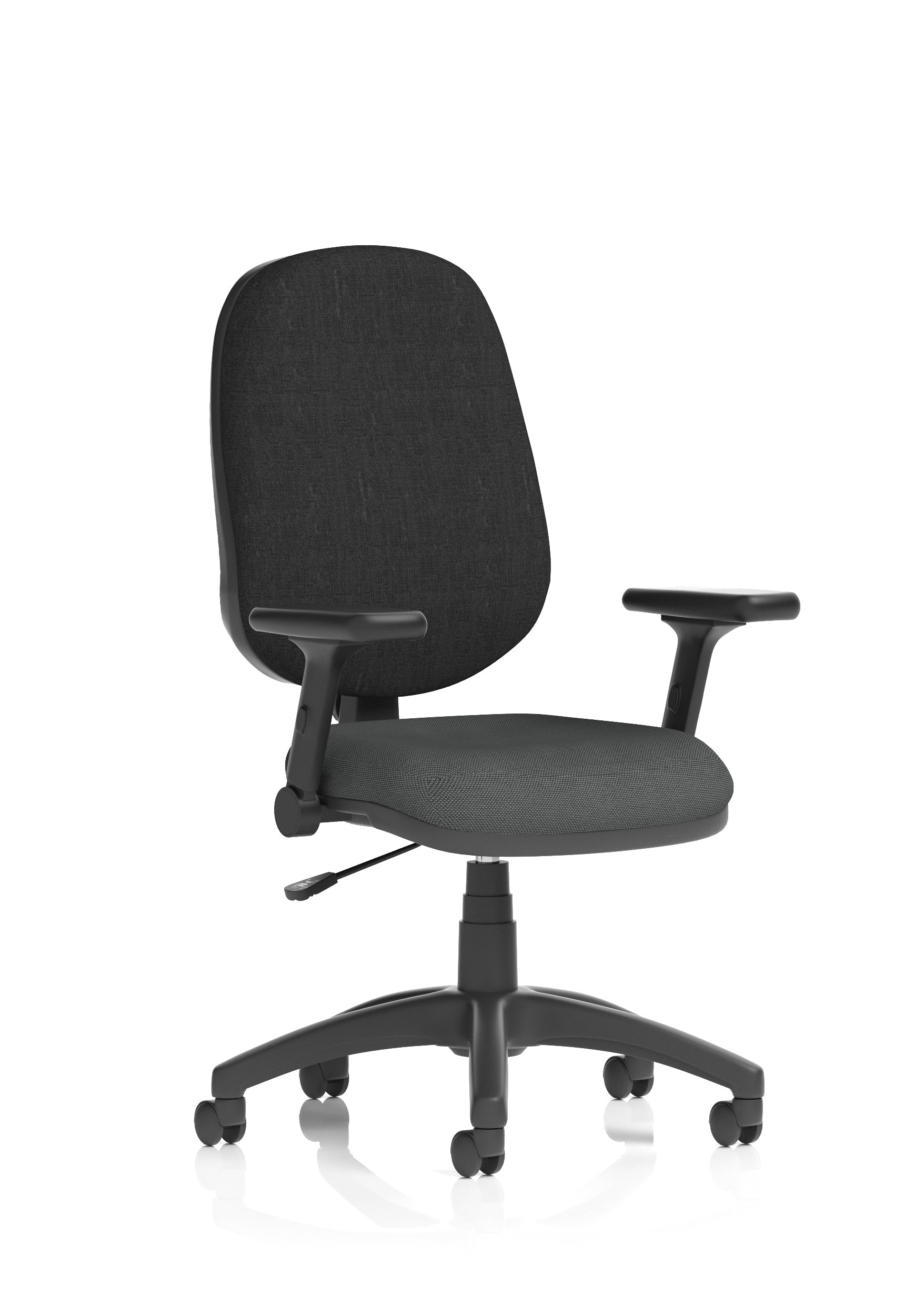 Eclipse Plus I Medium Back Task Operator Office Chair In Quest And Rivet Fabric