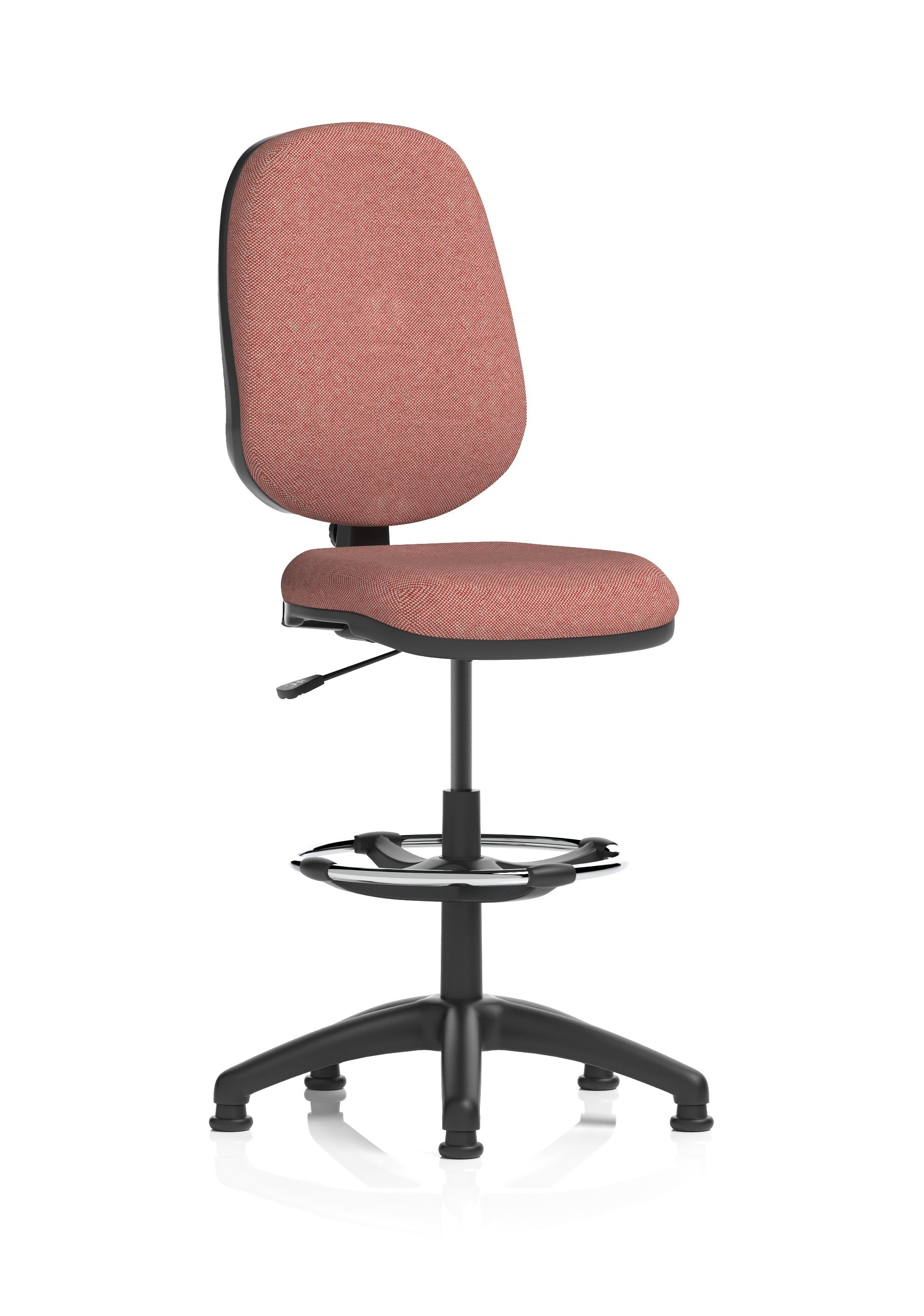 Eclipse Plus I Medium Back Task Operator Office Chair with Hi Rise Draughtsman Kit In Quest And Rivet Fabric