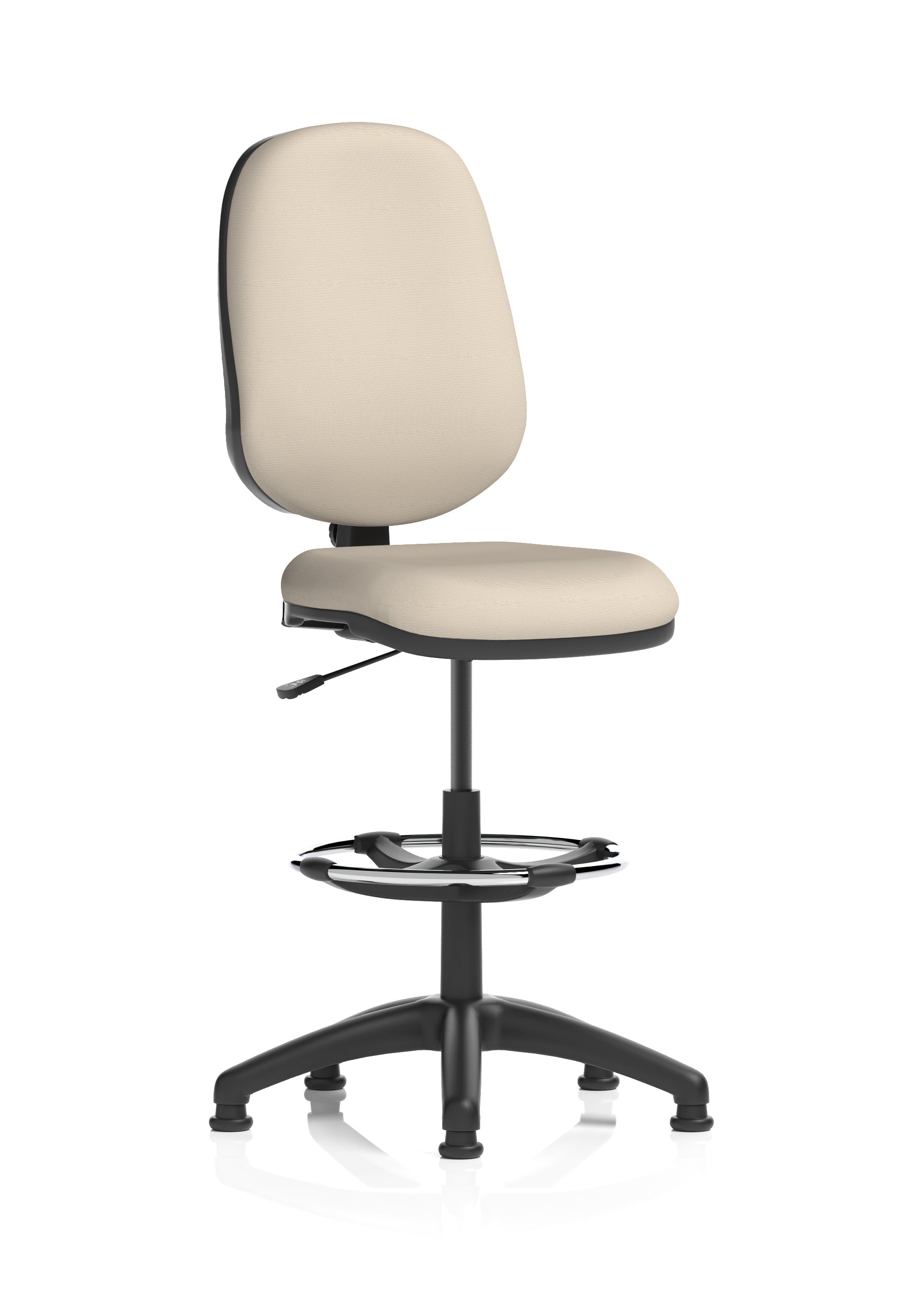 Eclipse Plus I Medium Back Task Operator Office Chair with Hi Rise Draughtsman Kit In Quest And Rivet Fabric