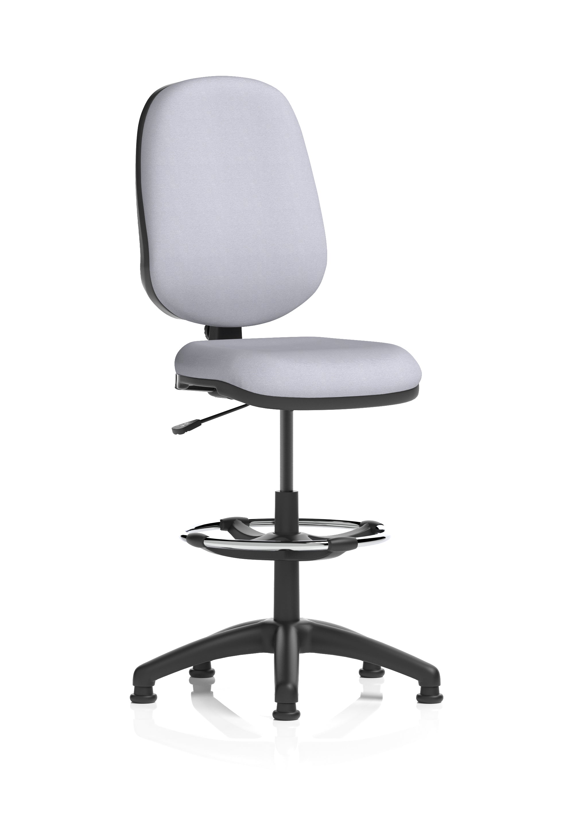 Eclipse Plus I Medium Back Task Operator Office Chair with Hi Rise Draughtsman Kit In Quest And Rivet Fabric
