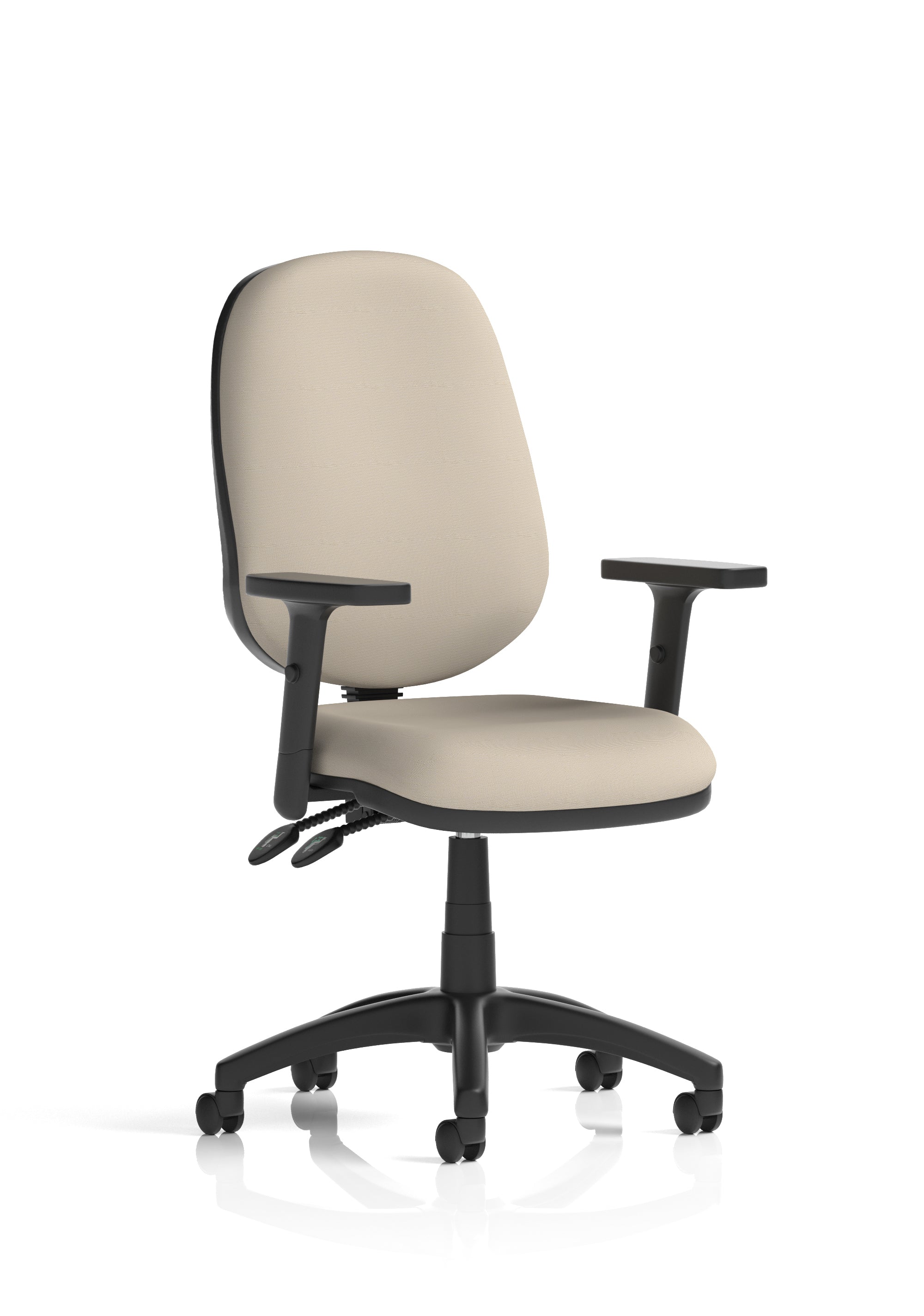 Eclipse Plus II Medium Back Task Operator Office Chair In Quest And Rivet Fabric