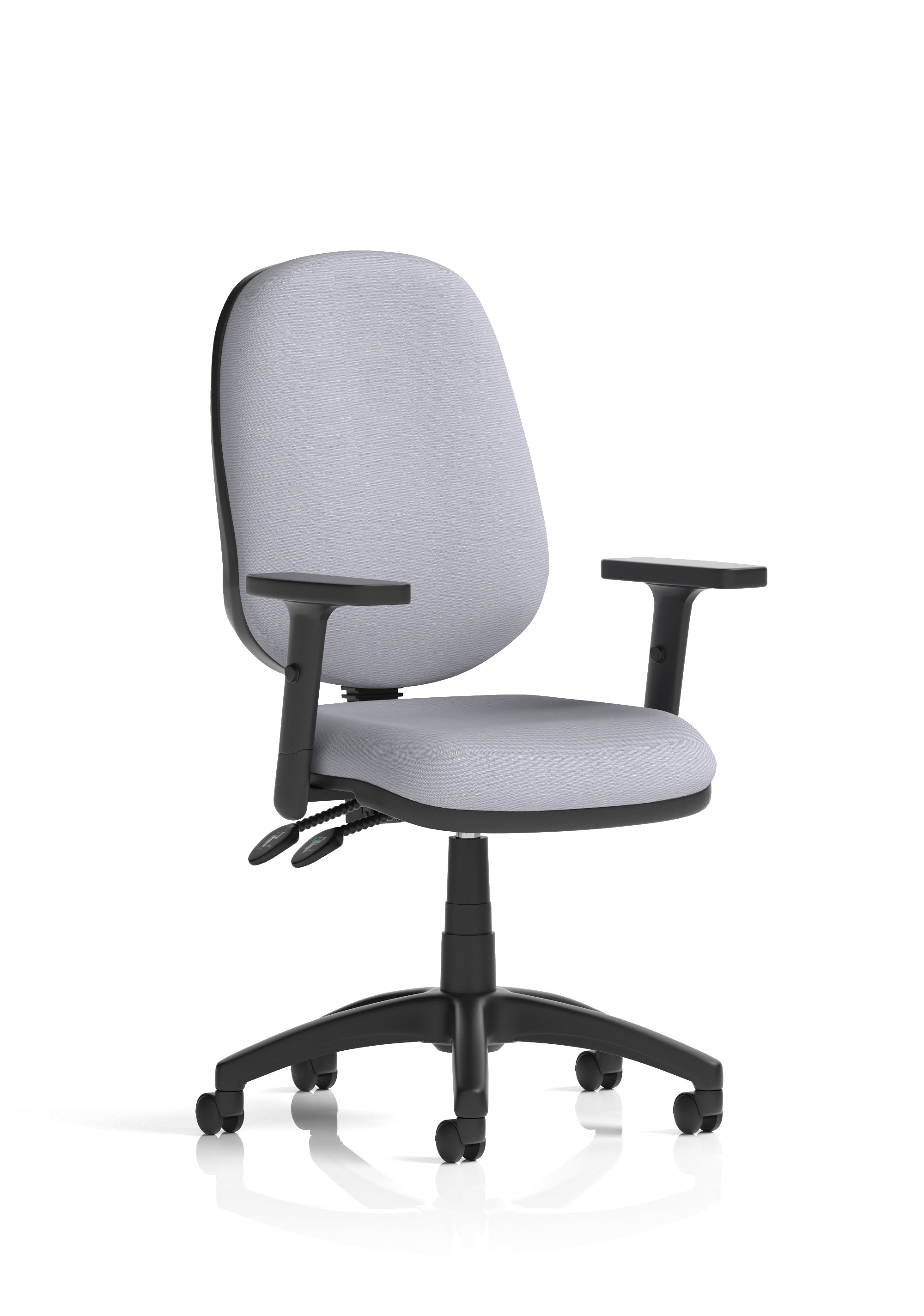 Eclipse Plus II Medium Back Task Operator Office Chair In Quest And Rivet Fabric