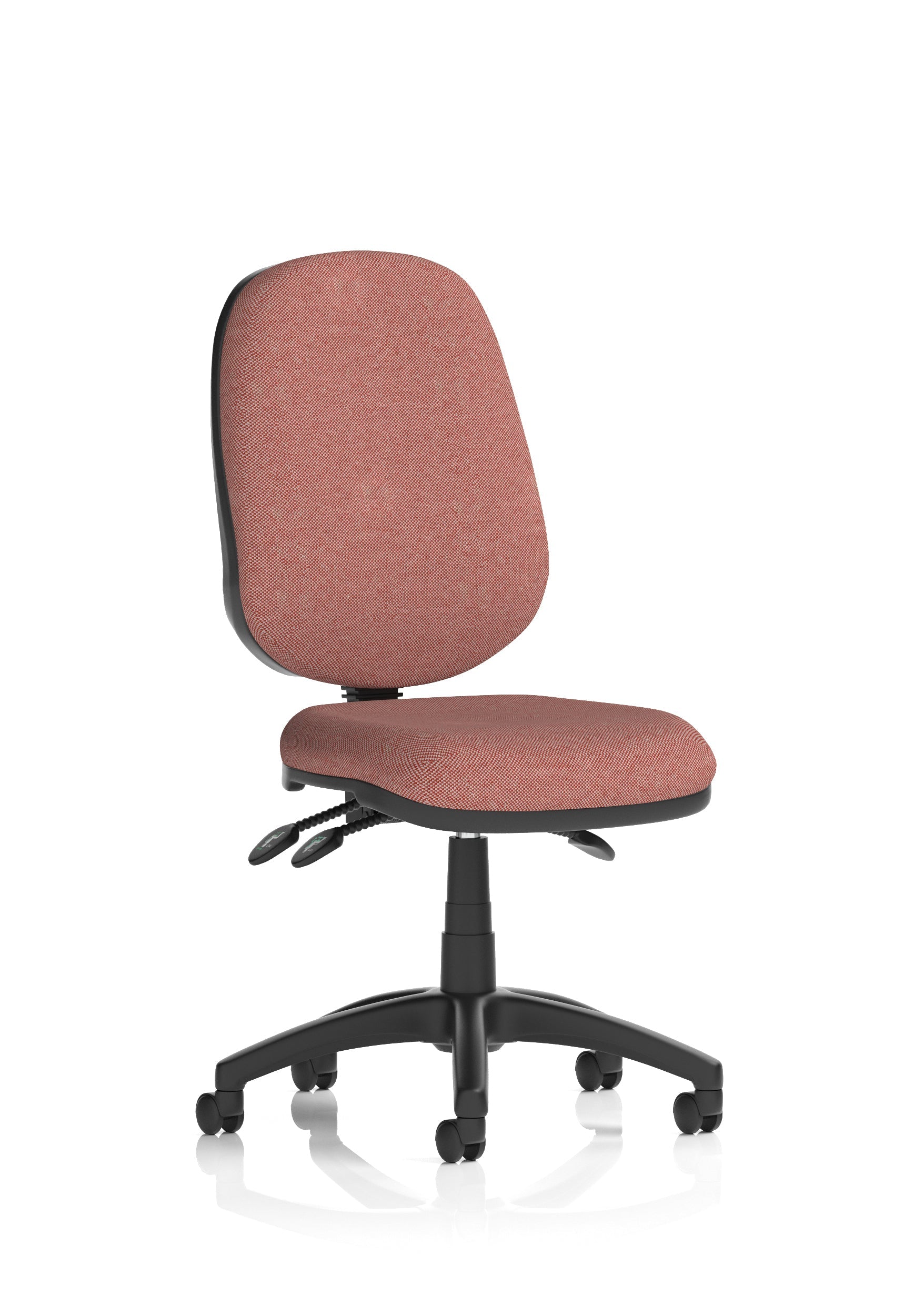 Eclipse Plus III Medium Back Task Operator Office Chair In Quest And Rivet Fabric