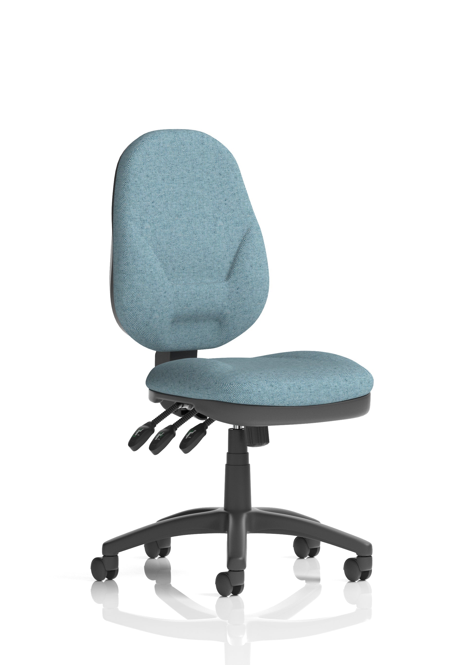 Eclipse Plus XL High Back Task Operator Office Chair In Quest And Rivet Fabric