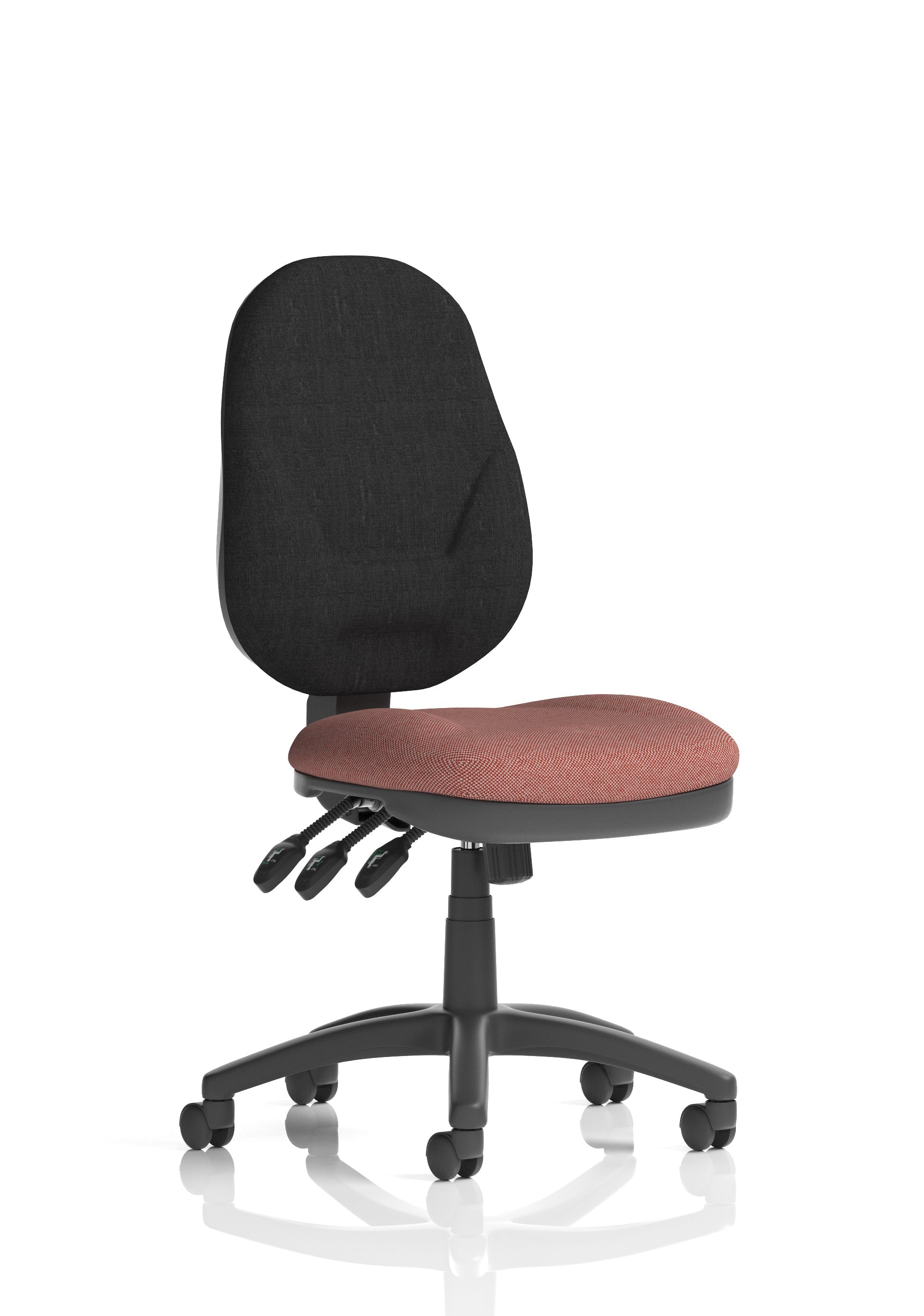 Eclipse Plus XL High Back Task Operator Office Chair In Quest And Rivet Fabric