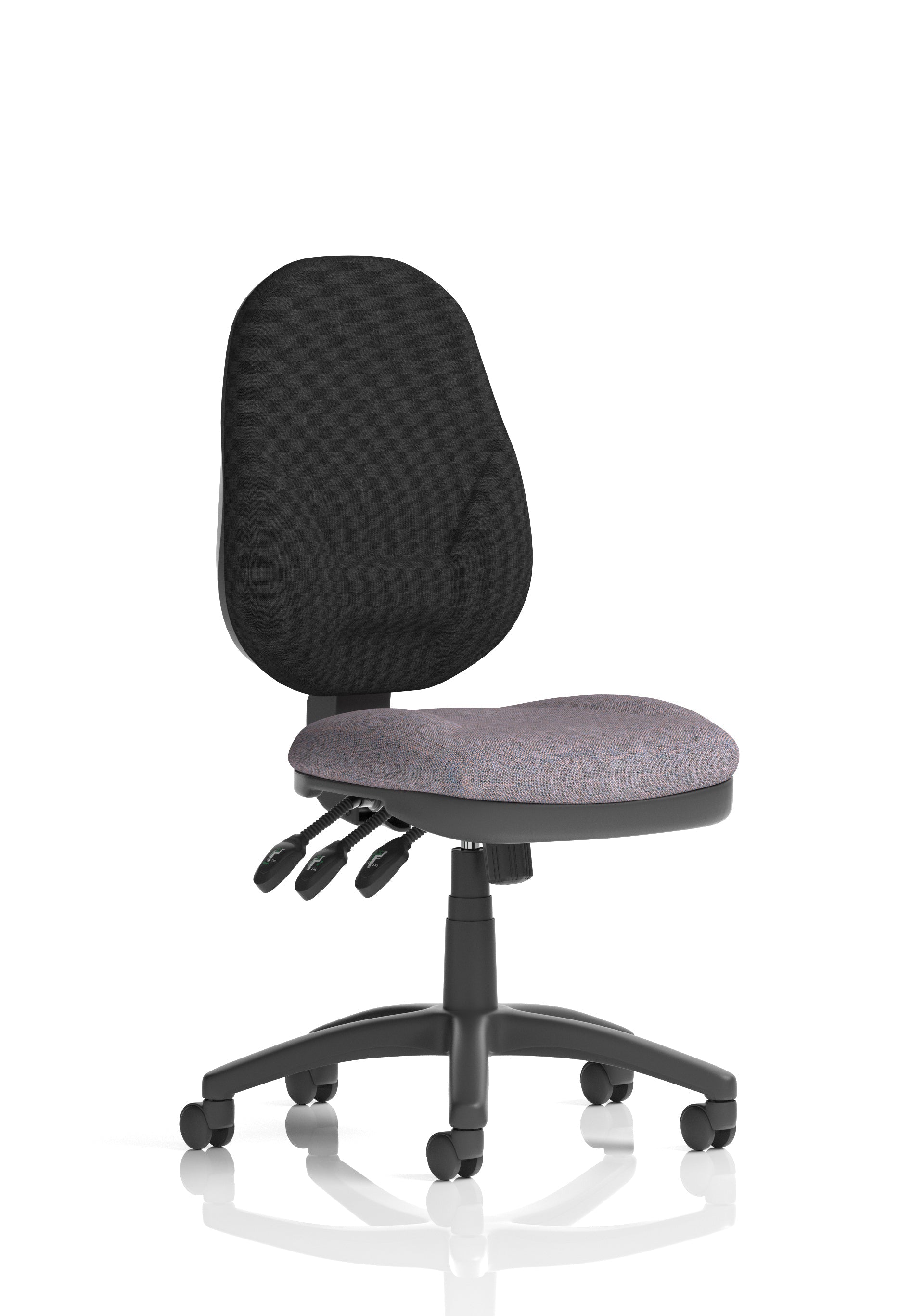 Eclipse Plus XL High Back Task Operator Office Chair In Quest And Rivet Fabric